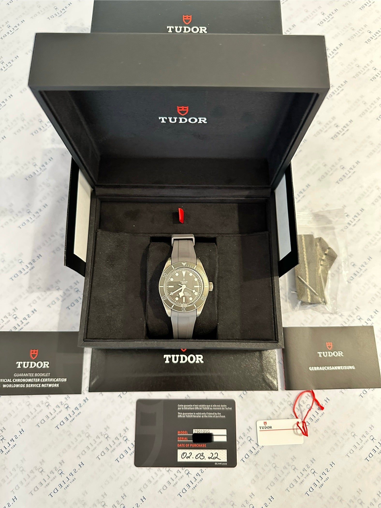 Tudor Black Bay Fifty-Eight Silver im Tudor-Karton mit Armband und Garantiekarte Zustand sehr gut