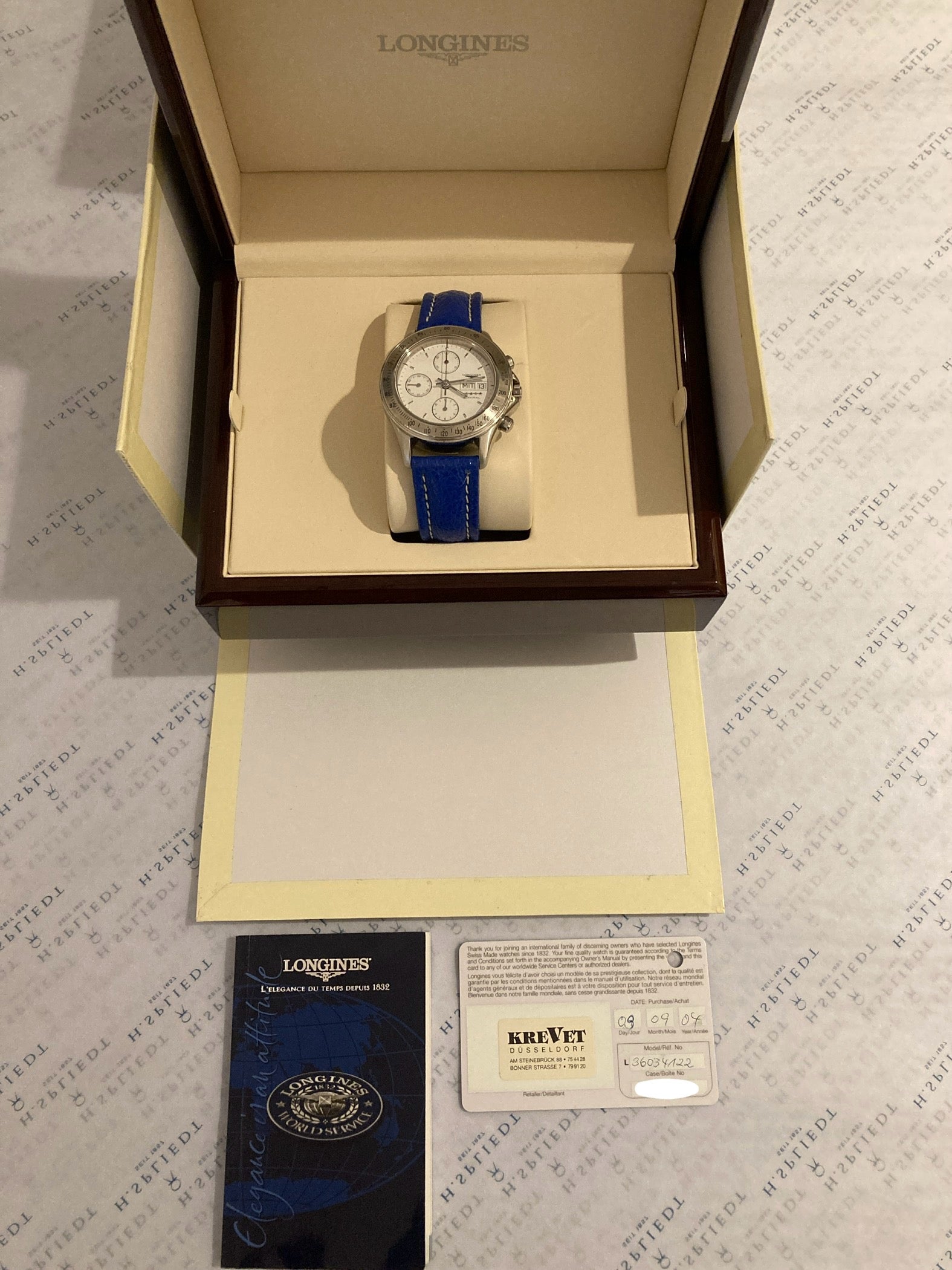 Longines - Longines Admiral Chronograph - Juwelier Spliedt