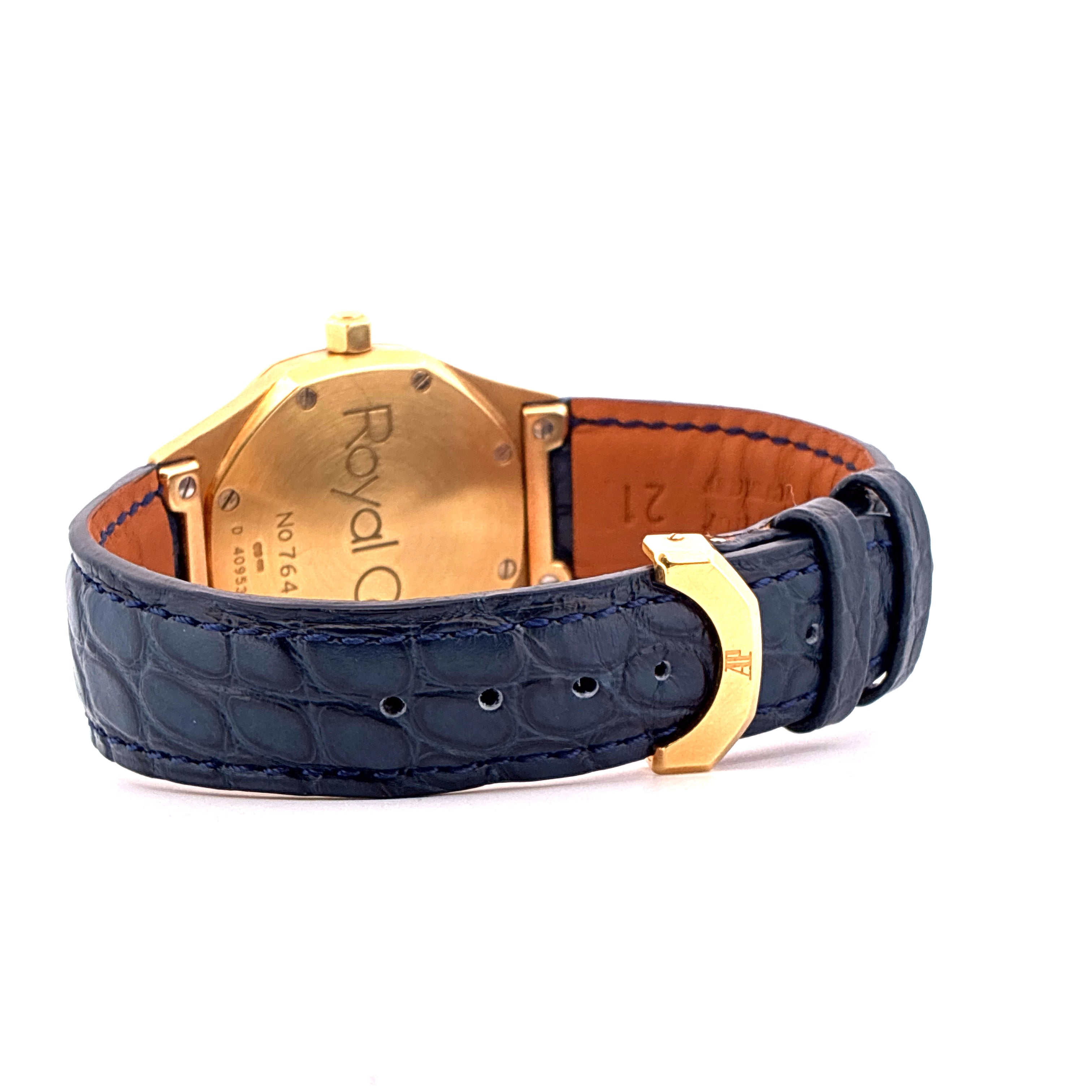 Royal Oak / Blue Dial / Folding Clasp / very rare / D-Series / Vintage / Full-Set / 1995