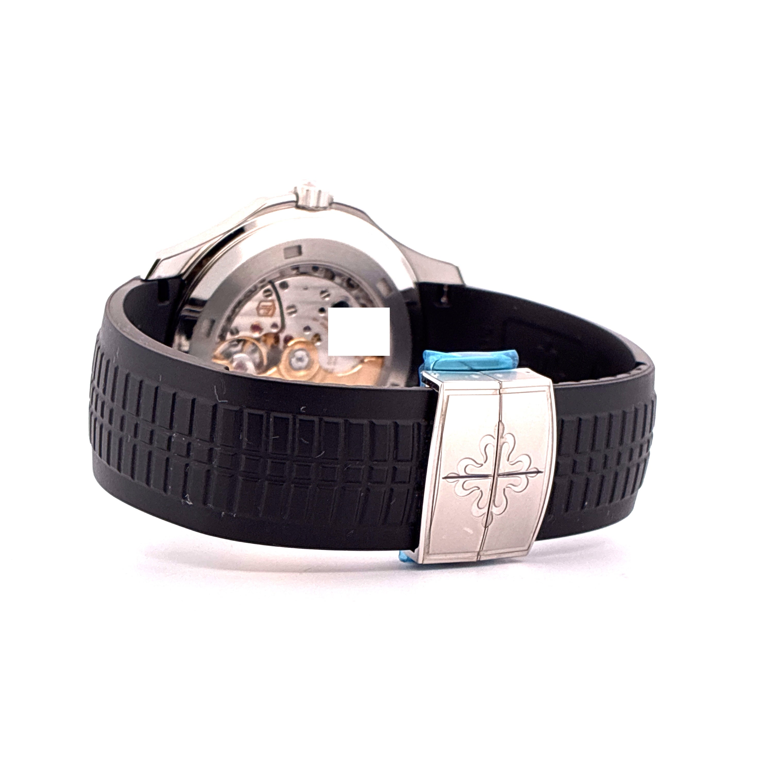 Aquanaut / Stainless steel / Rubber Strap / Stickers / Like New / Black Dial / Full-Set 2025