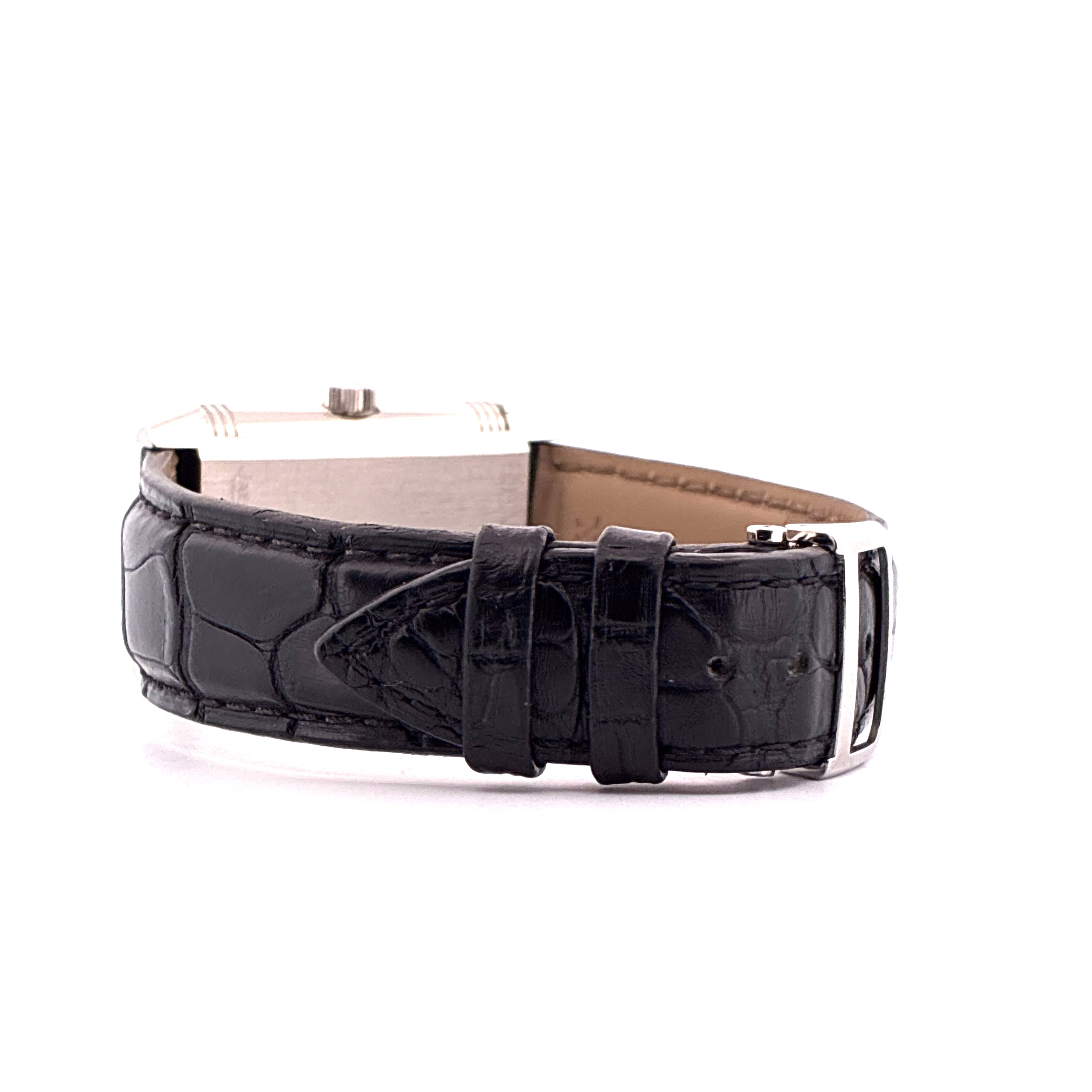 Reverso Grande Taille / leather strap / folding clasp / watch only / service 2026