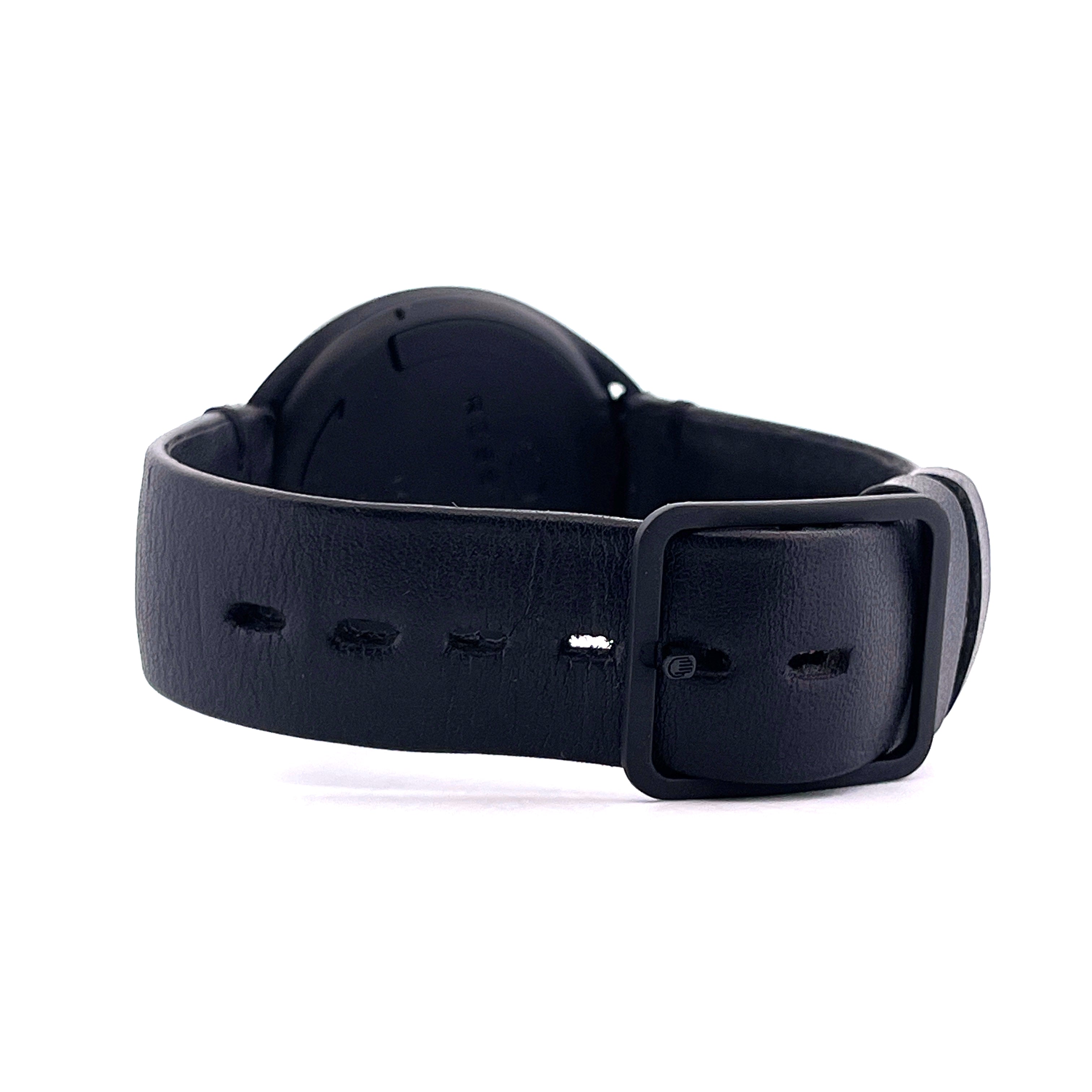 Ressence Type 1 ZZ Chronopassion Limited Edition, schwarzes Lederarmband mit schwarzer Schließe