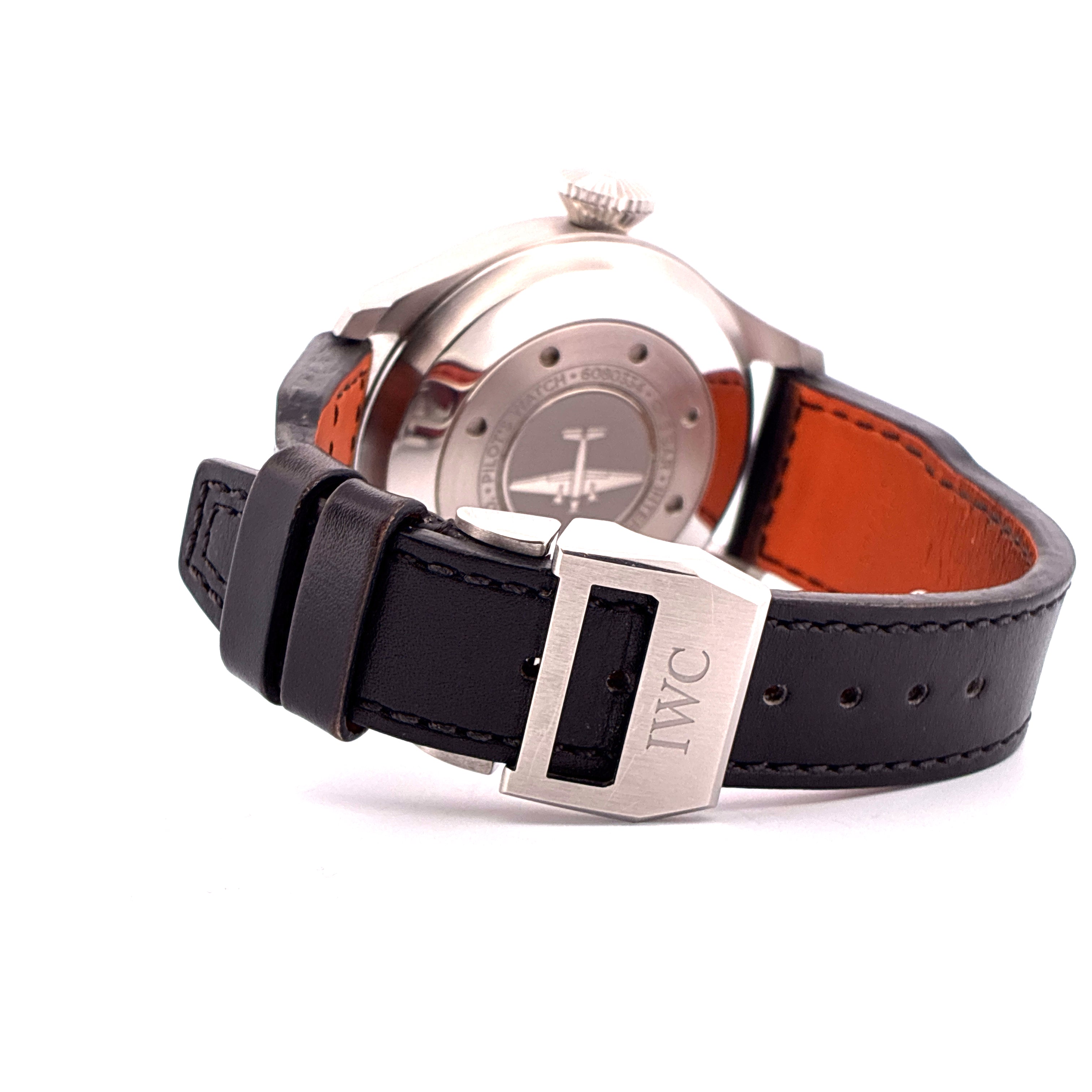 Big Pilot / Black Dial / Santoni Leather Strap / Full-Set / 2017