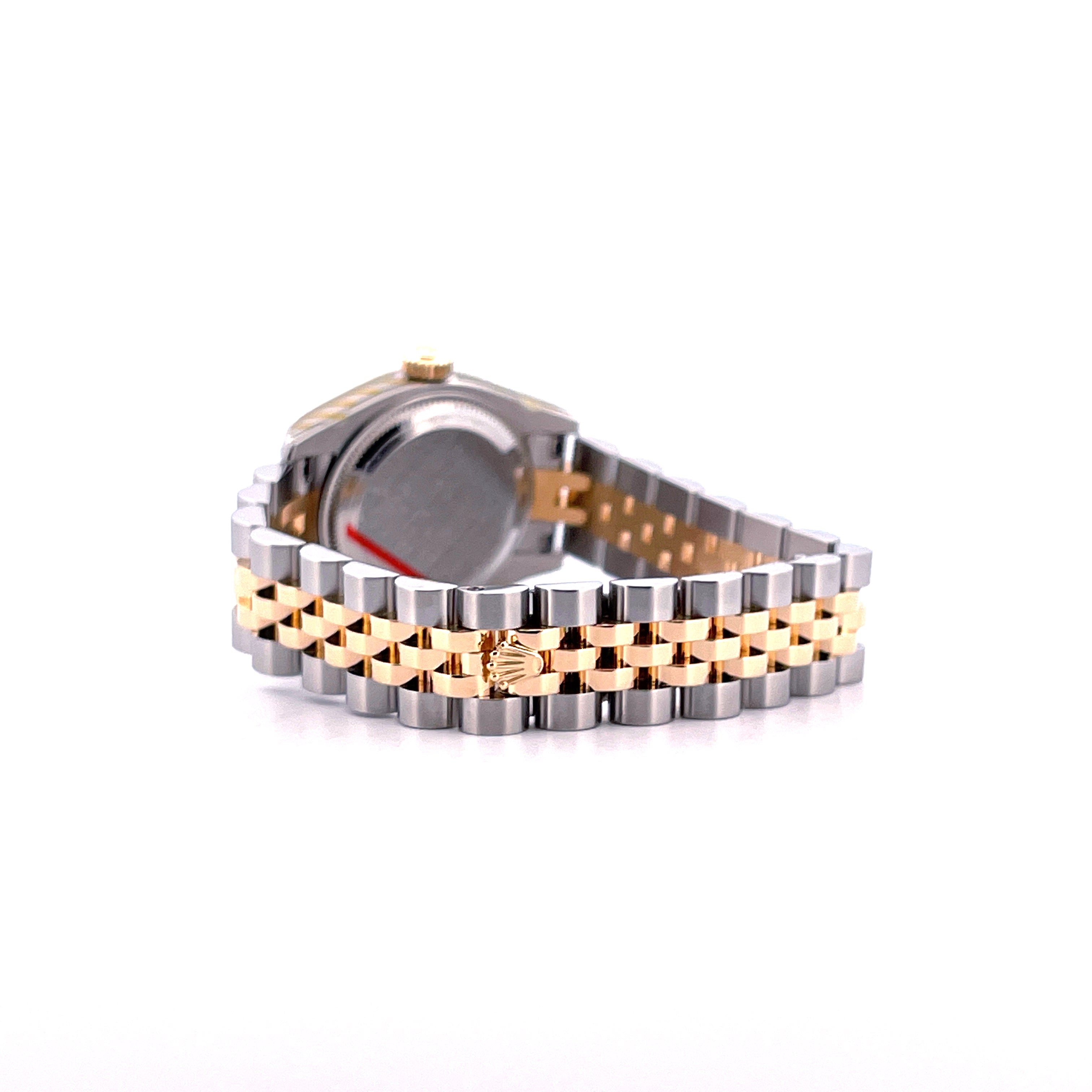Lady-Datejust 26mm Two Tone & Diamonds Gold Dial / 179173 / Jubilee / perfect Condition / Rolex Service 2026 + Sticker