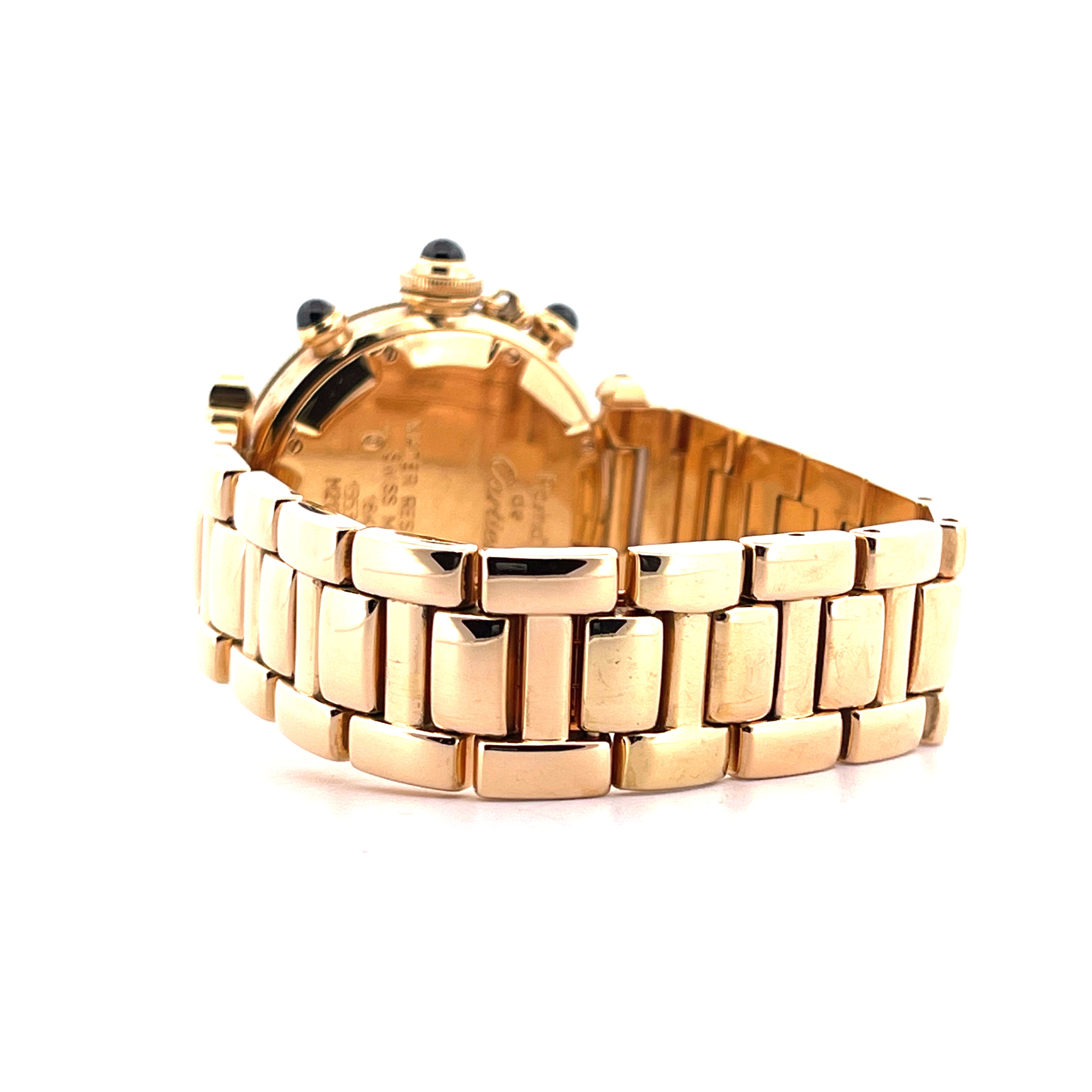 Pasha 35mm Chronograph 18k Full-Gold