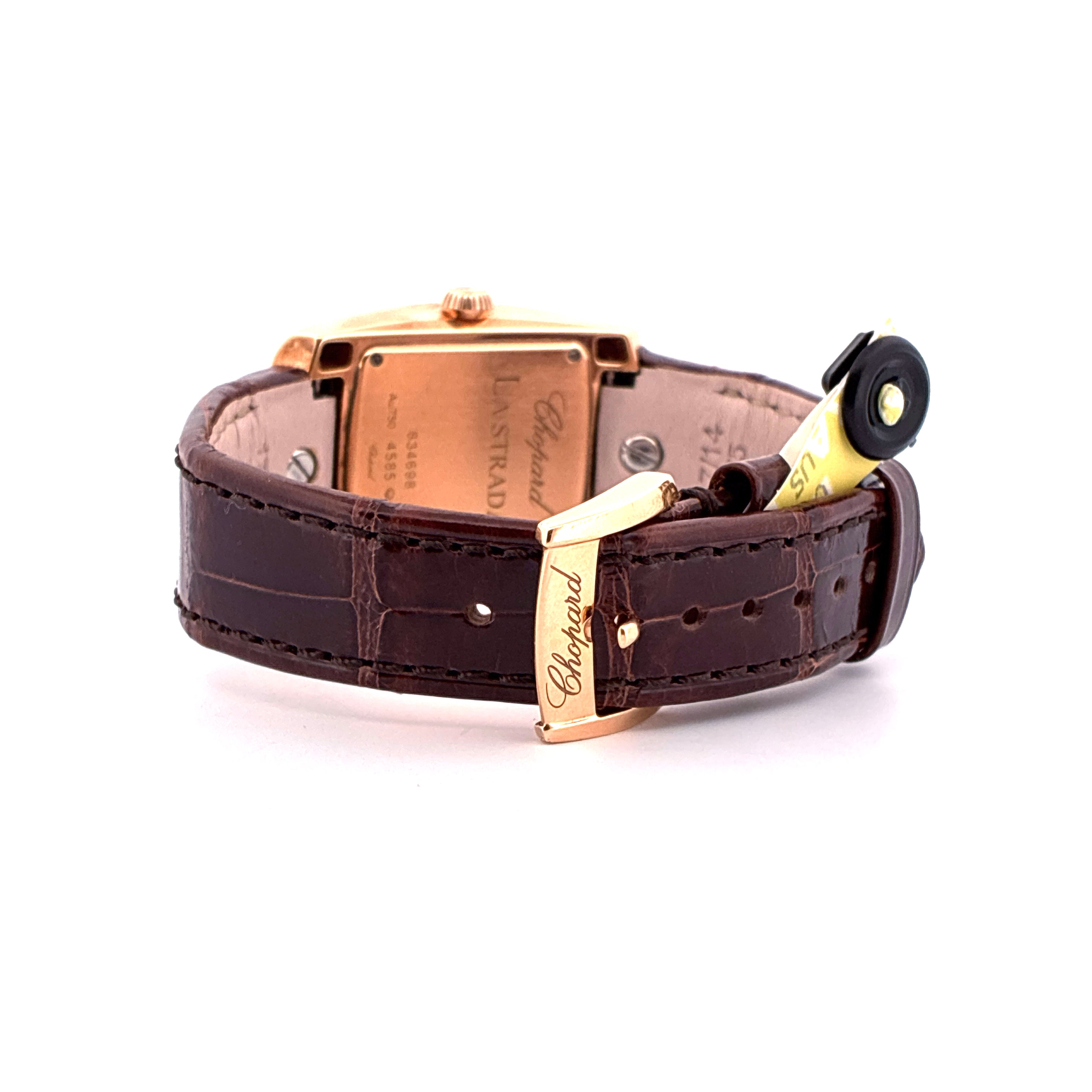 La Strada / Roségold / unworn leather strap / brown dial / Box & Papers