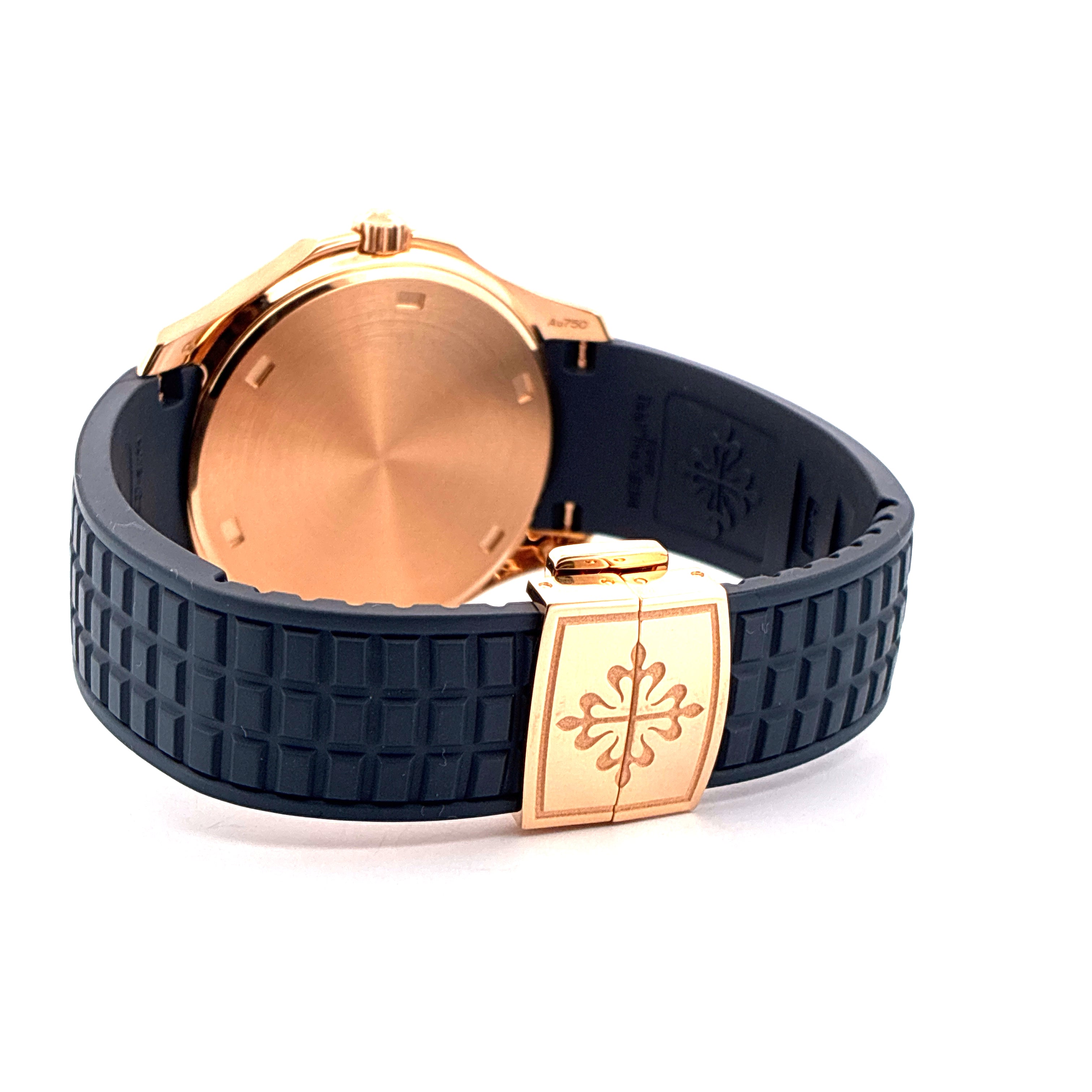 Aquanaut / Roségold / Blue Dial / Patek Philippe Service 2025 / Full-Set 2024