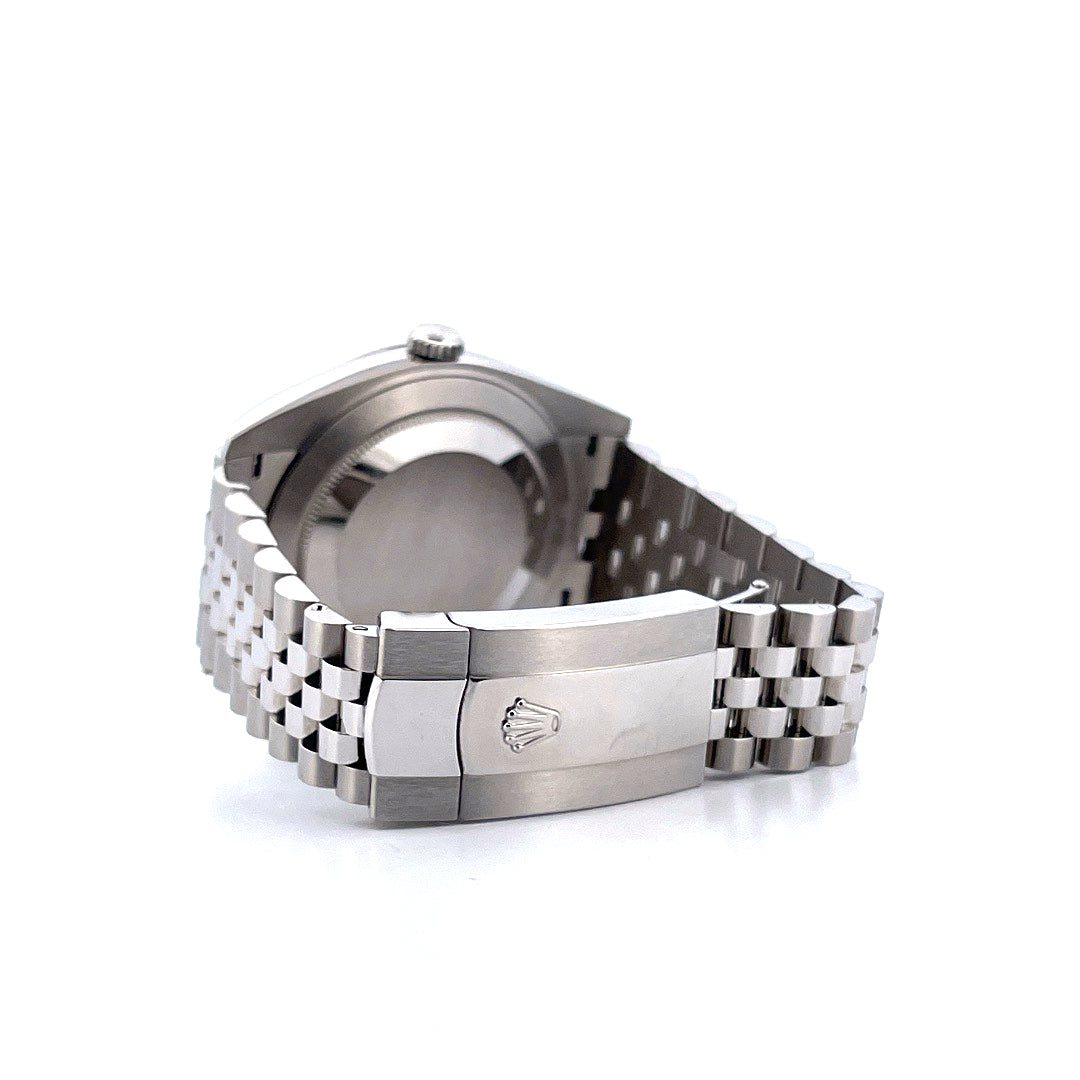 Datejust 41 / Blaues Zifferblatt / Jubilee Band / Weißgold Lünette (2022) - Juwelier Spliedt