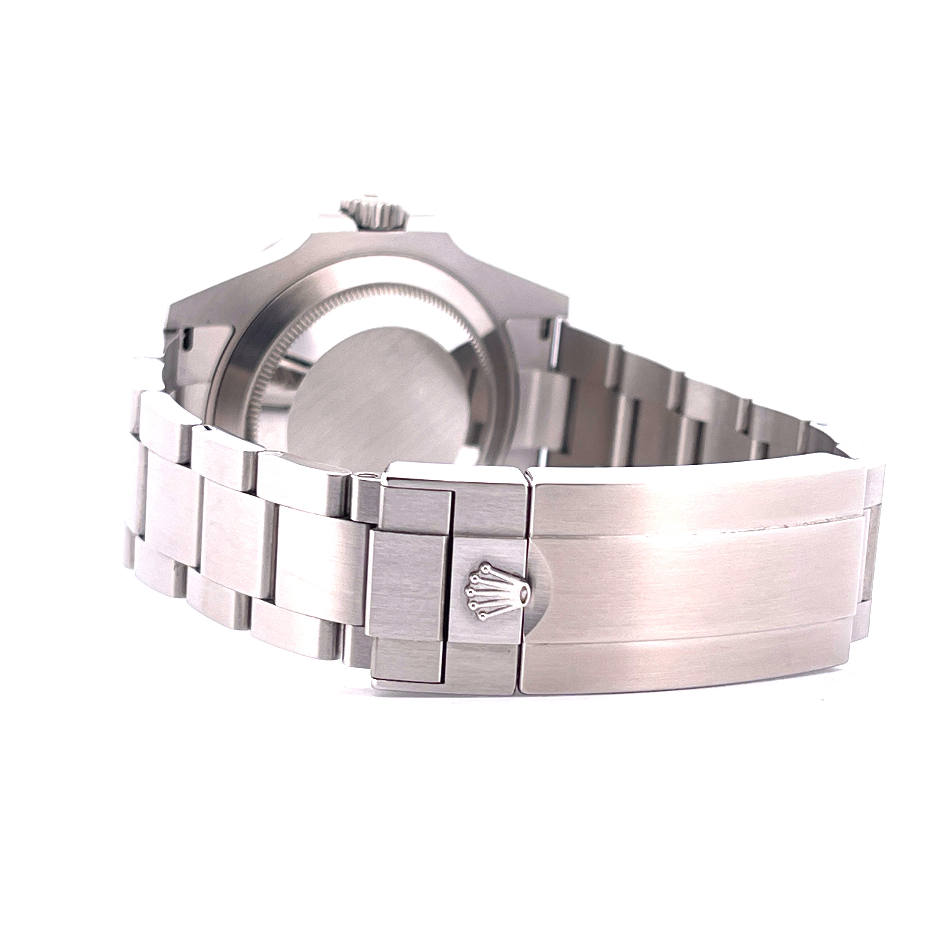 Rolex Submariner No Date 2023 Seitenansicht mit Stahlschließe und Krone