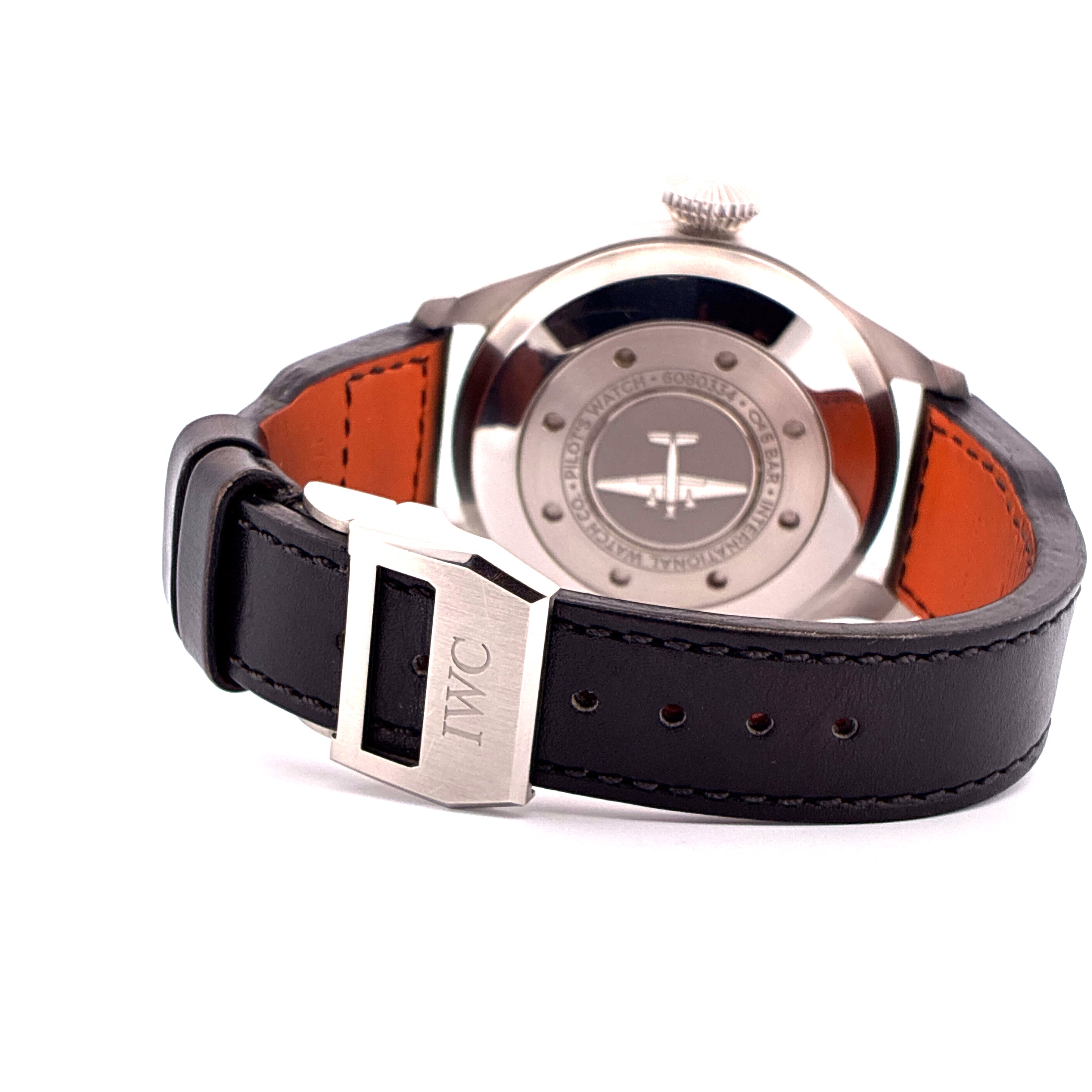 Big Pilot / Black Dial / Santoni Leather Strap / Full-Set / 2017