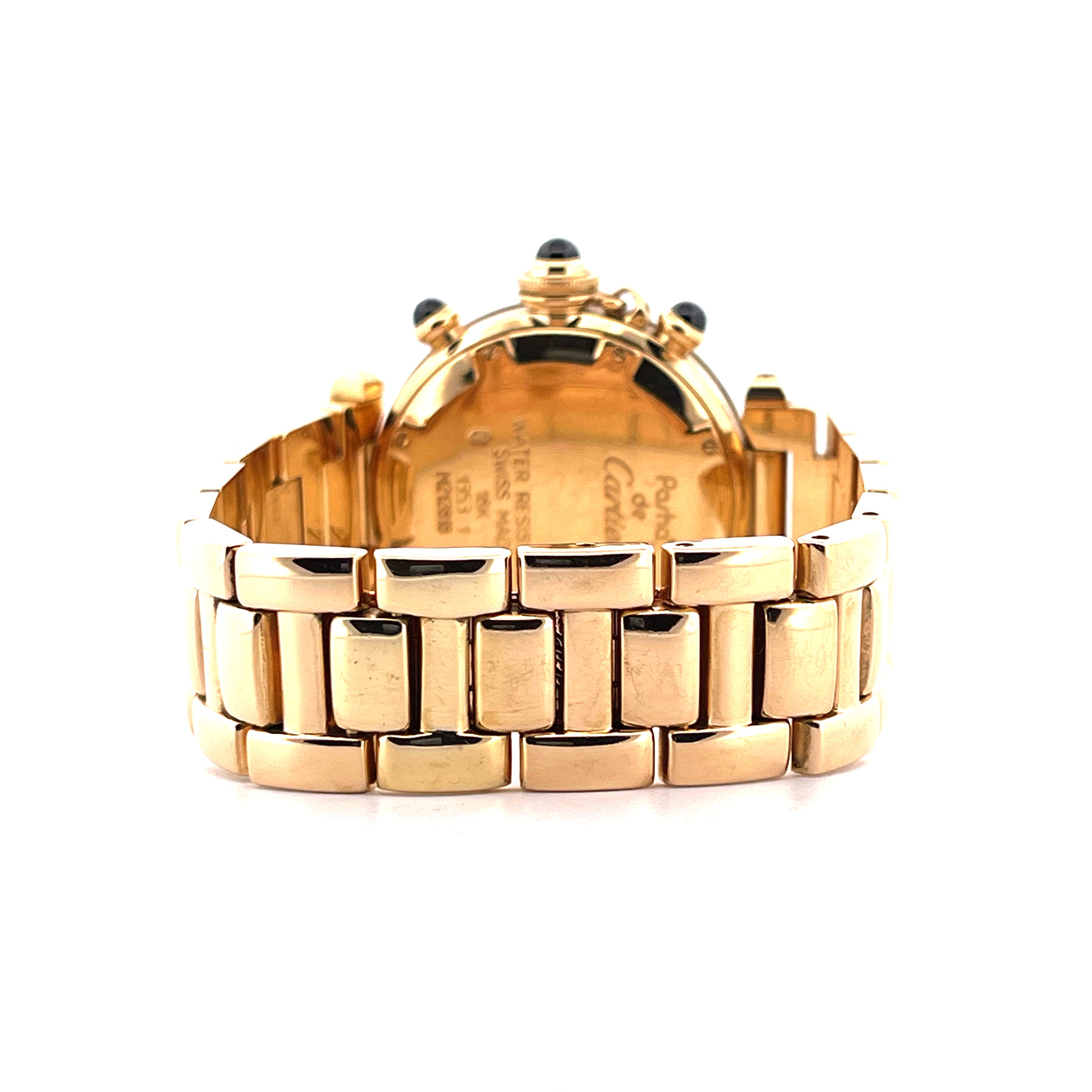 Pasha 35mm Chronograph 18k Full-Gold