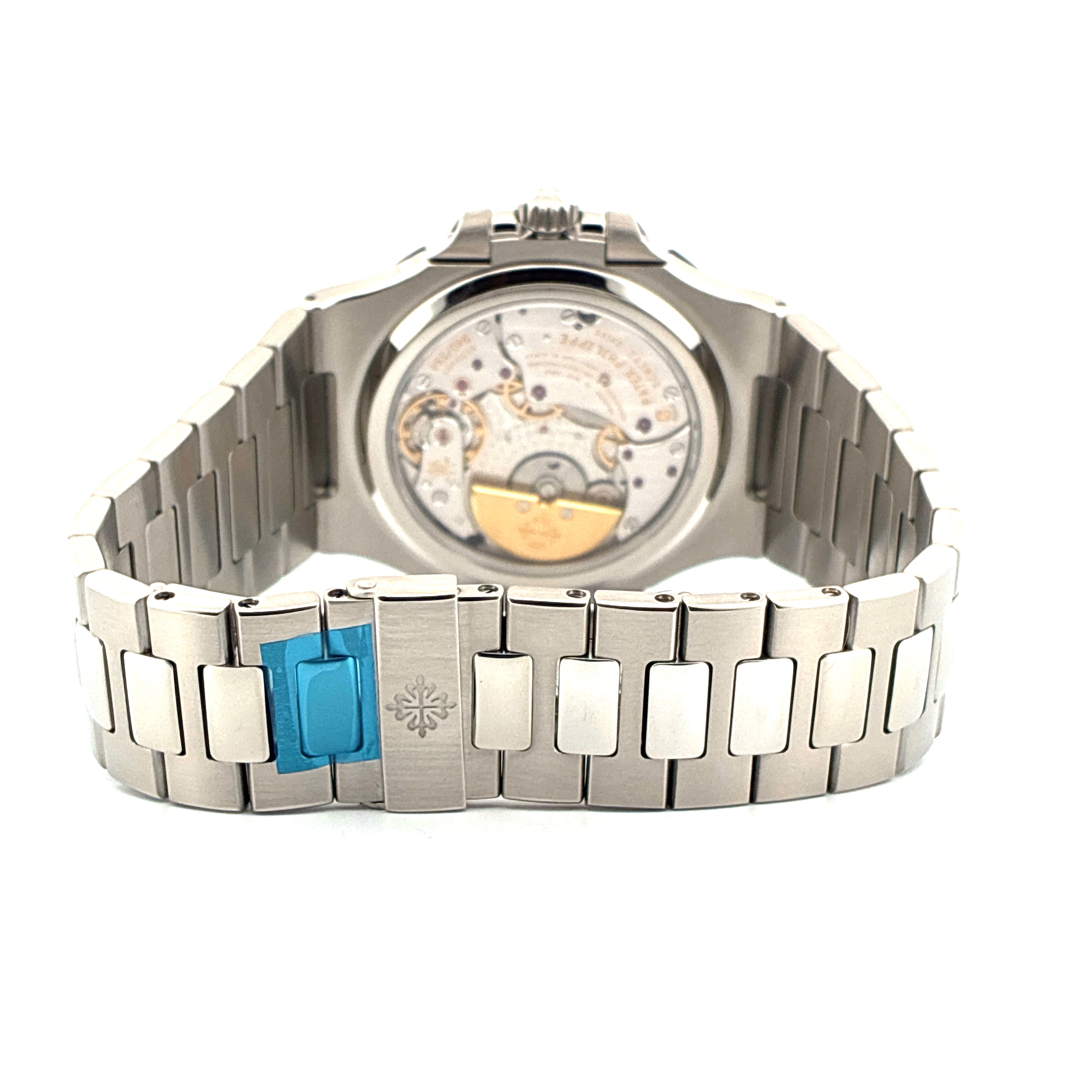 5712/1A-001 / very good Condition / Date - Moonphase - Power-Reserve / Patek Service 2025 / Blue Dial / Full-Set / Germany 2007