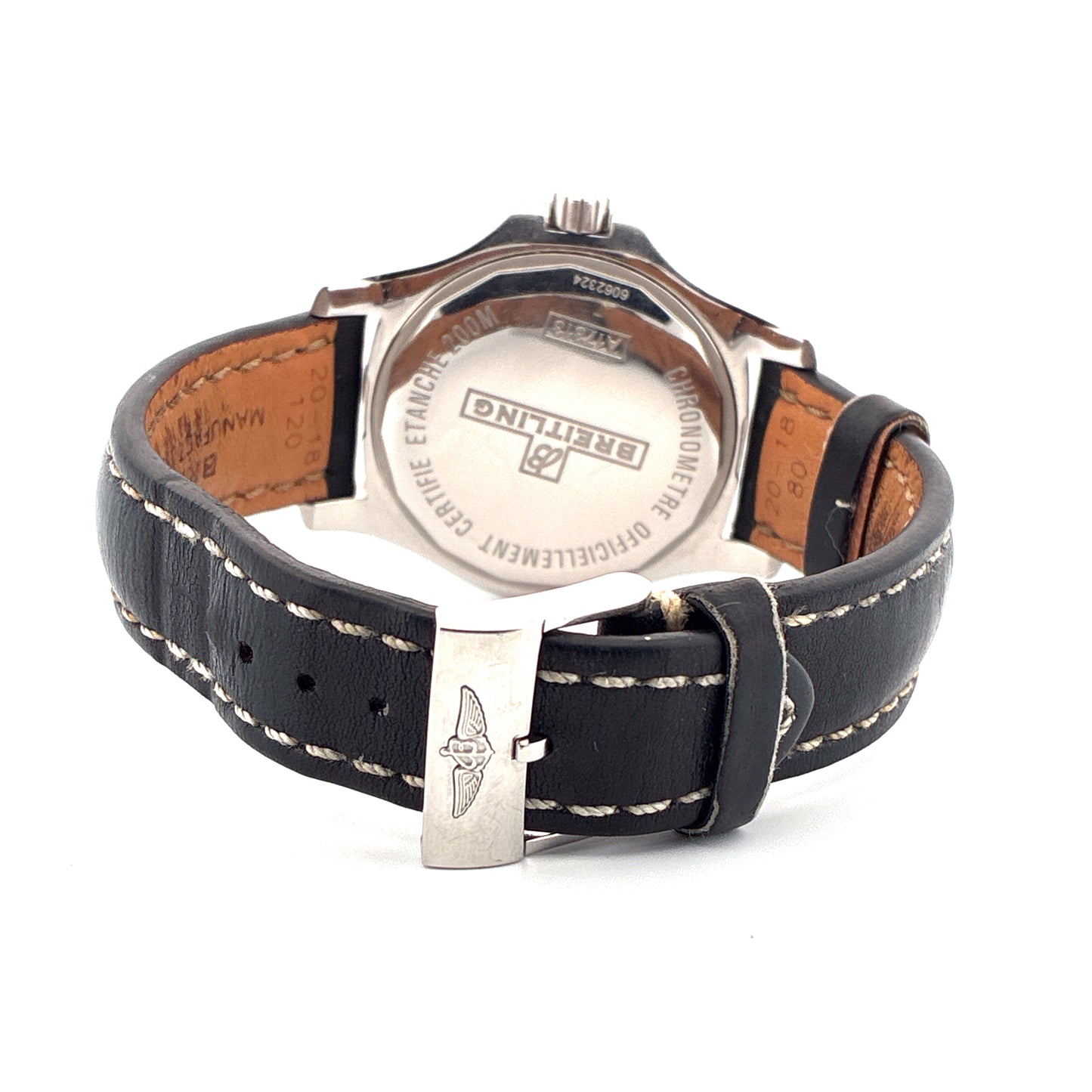 Breitling Colt Automatic / Lederarmband / Dornschließe / Full-Set / 2017