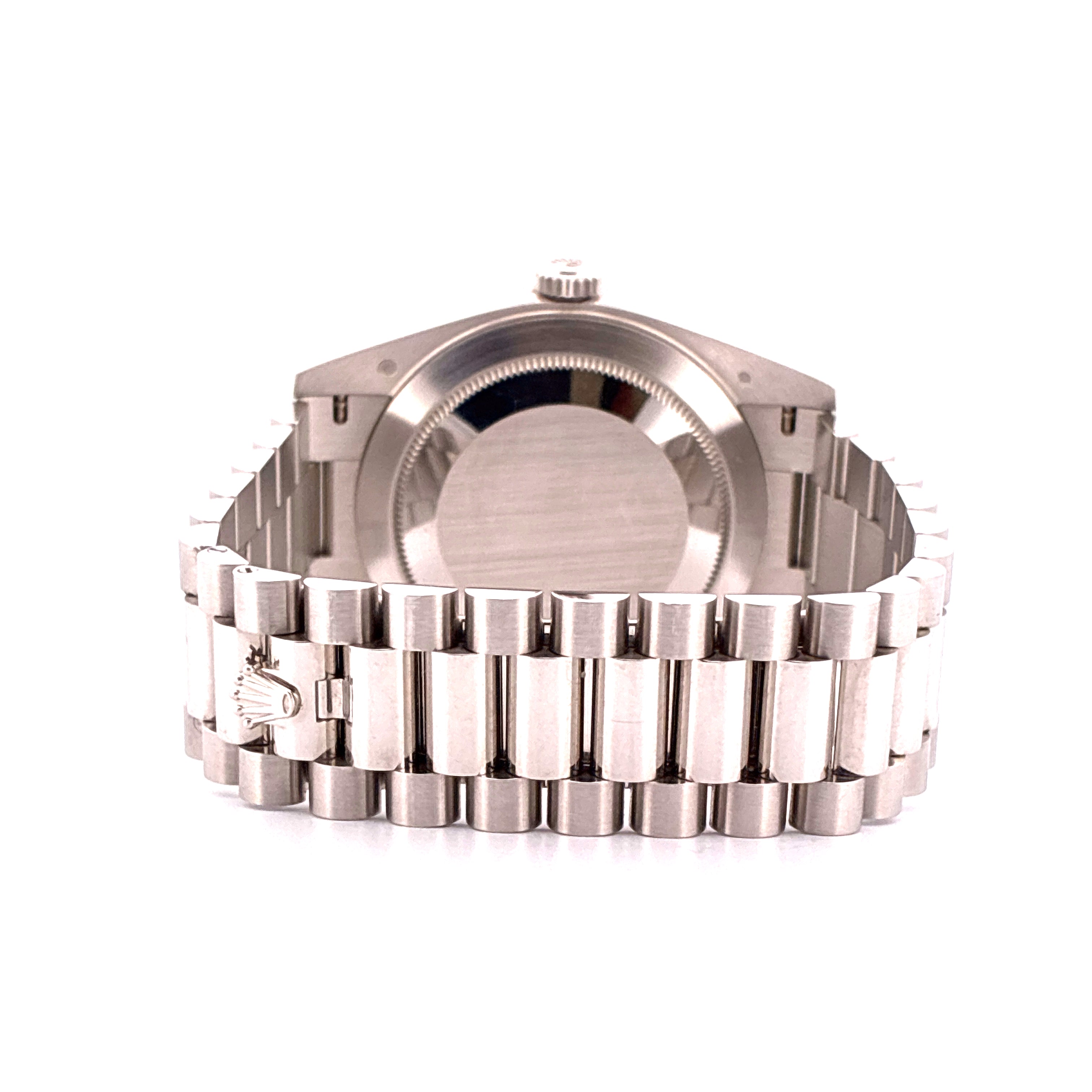 Day-Date / Ice Blue Dial / Waffle / Platinum / Link Adjustment / Full-Set / 2019