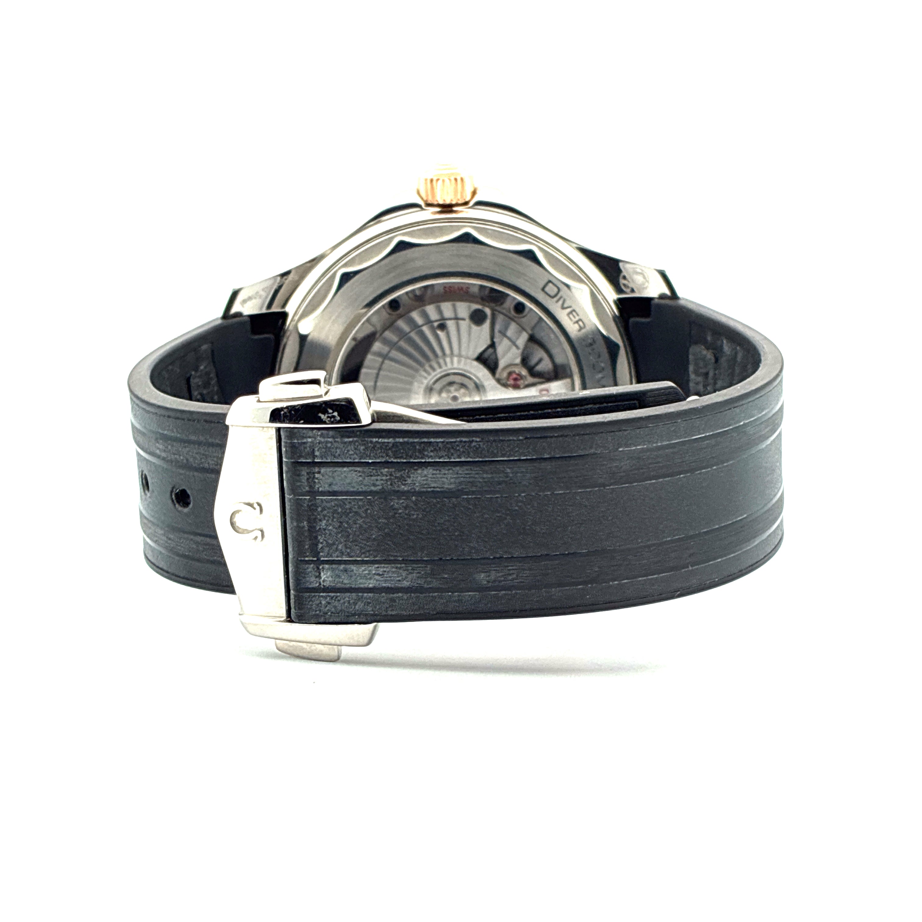 Seamaster Diver 300 M Bicolor / Rubberstrap / Second strap / Pinbuckle + Folding clasp Full-Set / 2023