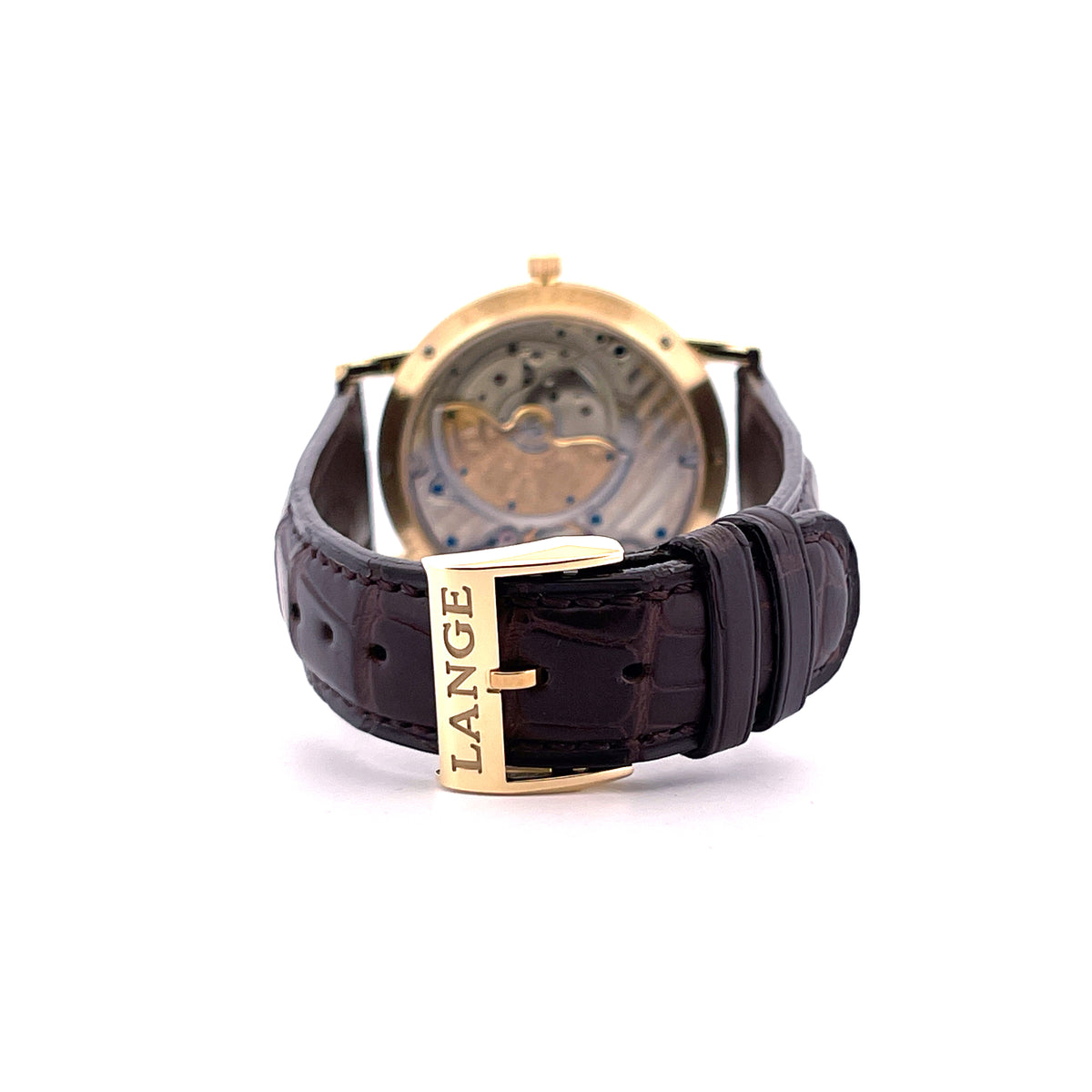 Langematik Sax-o-mat 37 mm / Service 2026 incl. Invoice / Box and Paper / perfect Condition unworn since Serv. / 2003