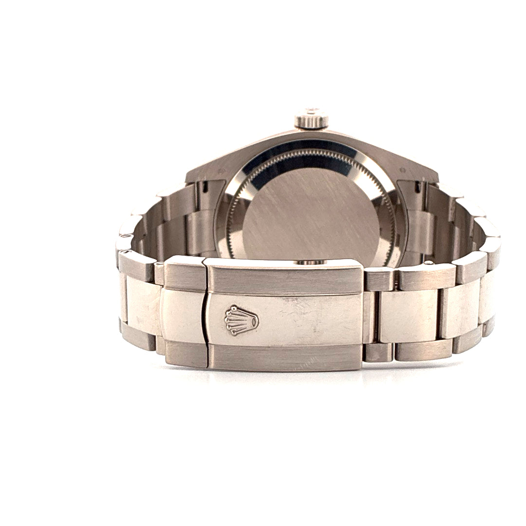 Rolex Sky Dweller 42mm Weißgold Automatik von 2013, Rückansicht mit Schließe und Armband