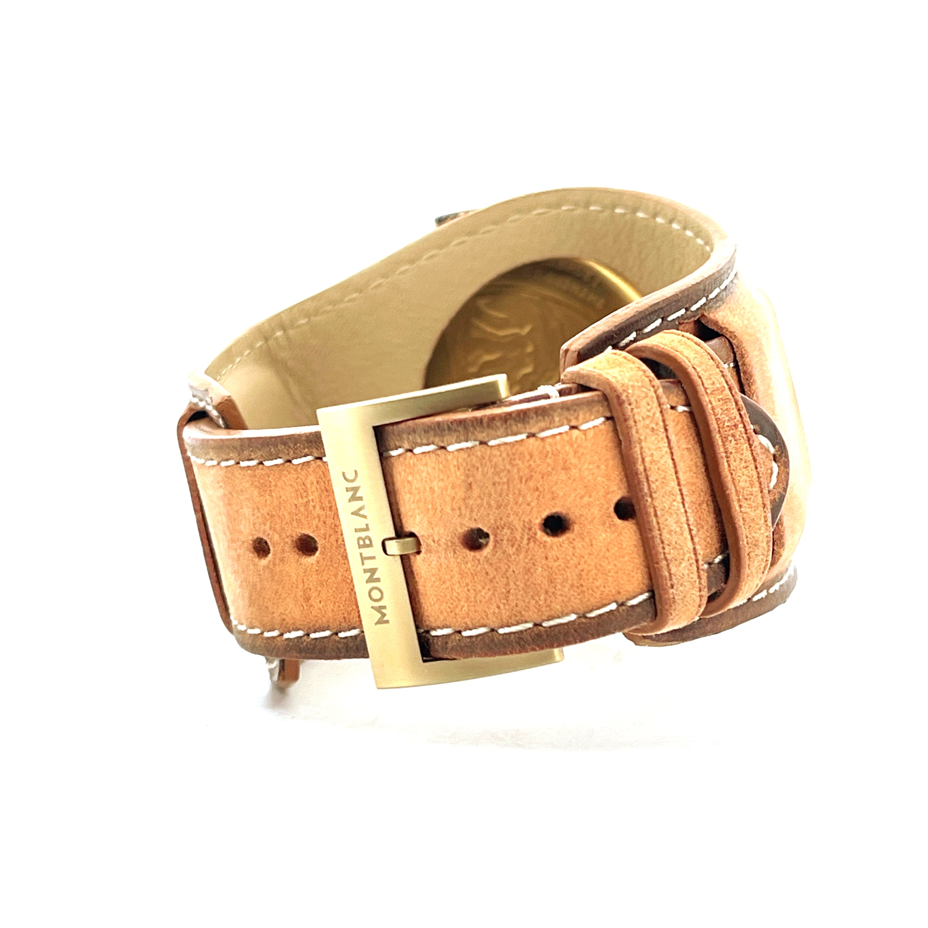 Montblanc 1858 Geosphere Limited Edition (2023) bronzefarbenes Armband mit Montblanc-Schließe