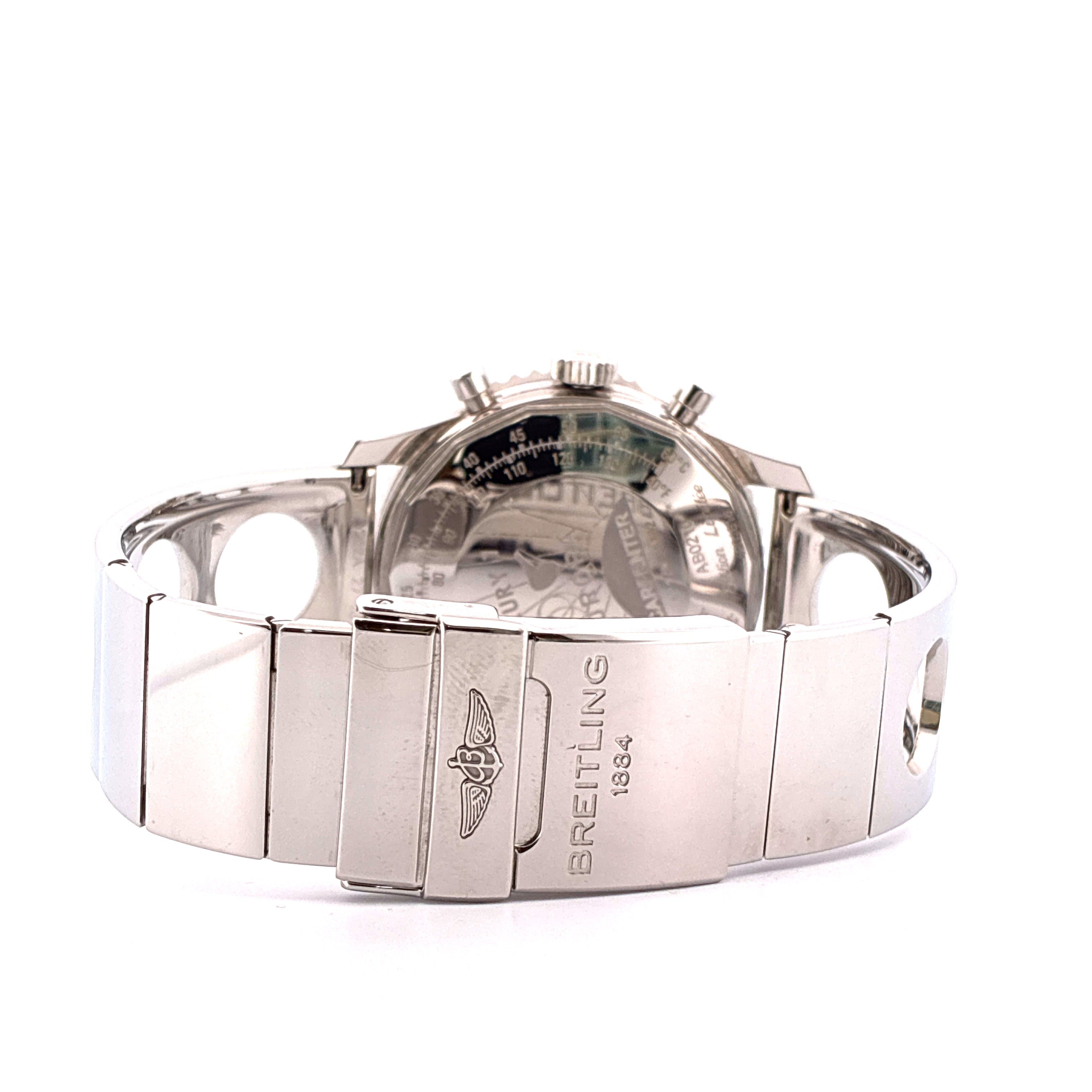 Navitimer Cosmonaute Steel Cuff Bracelet LIMITED EDITION 1.962 / incl Rubber Strap and Folding Clasp / very good Condt. / Premium Full Set / 2014