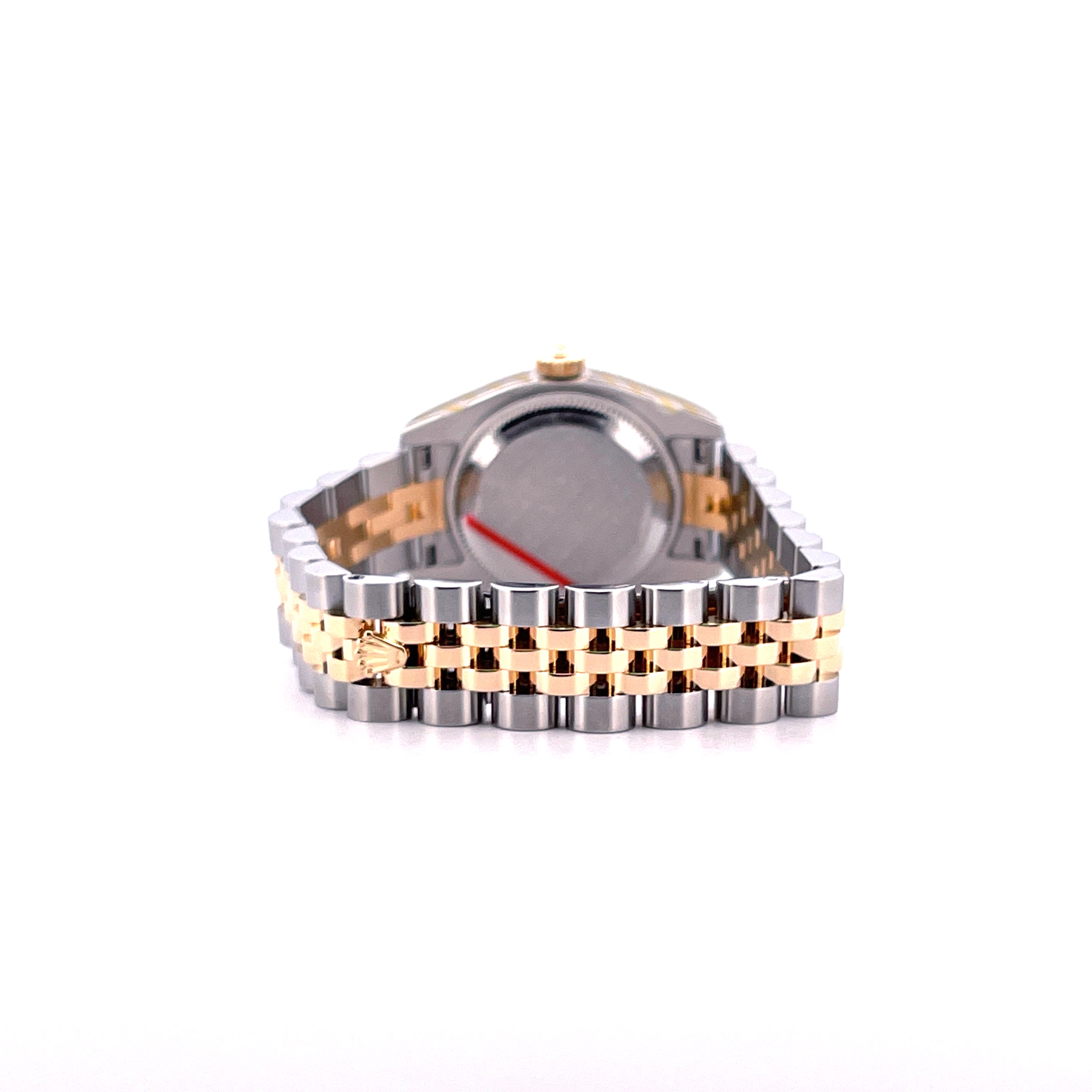 Lady-Datejust 26mm Two Tone & Diamonds Gold Dial / 179173 / Jubilee / perfect Condition / Rolex Service 2026 + Sticker