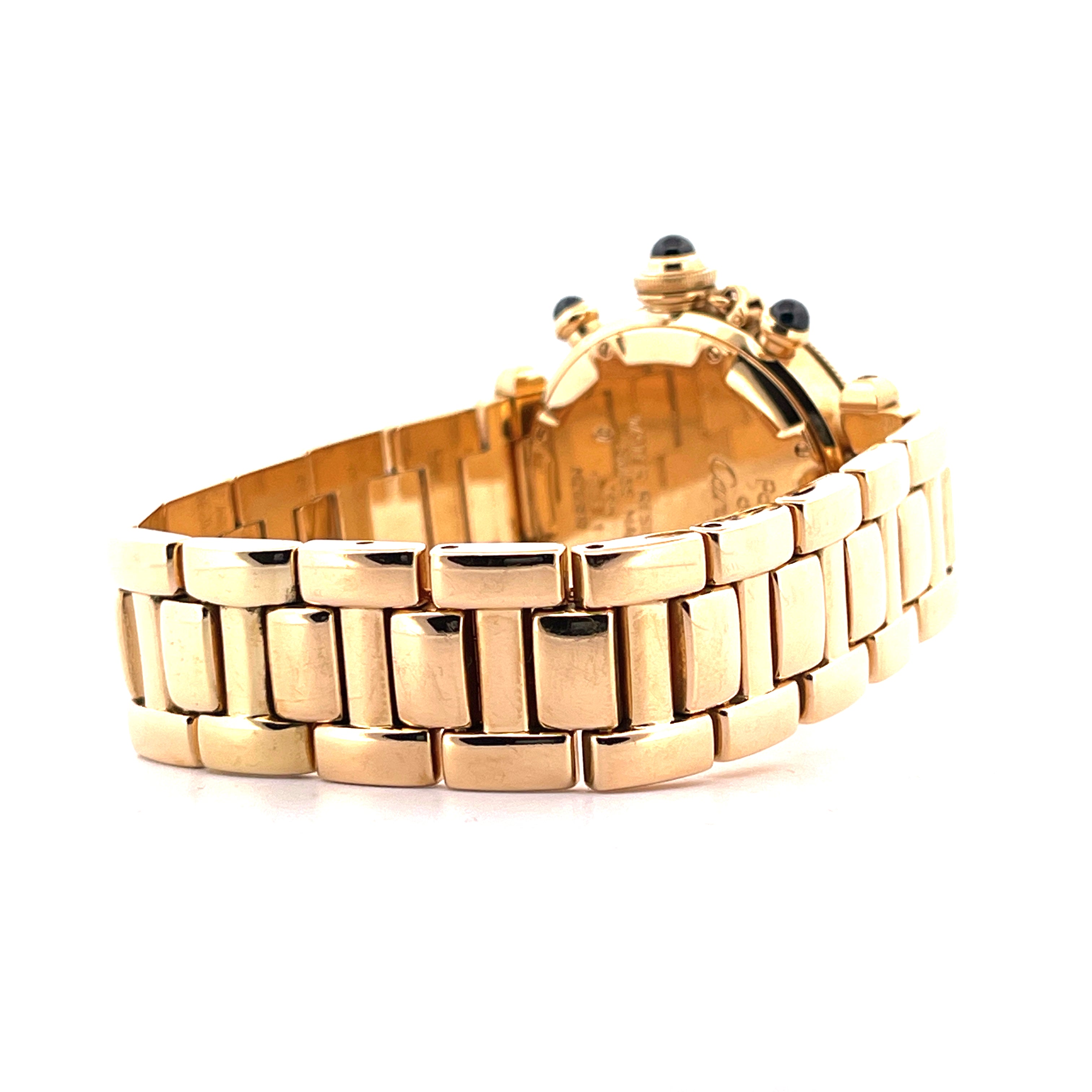 Pasha 35mm Chronograph 18k Full-Gold