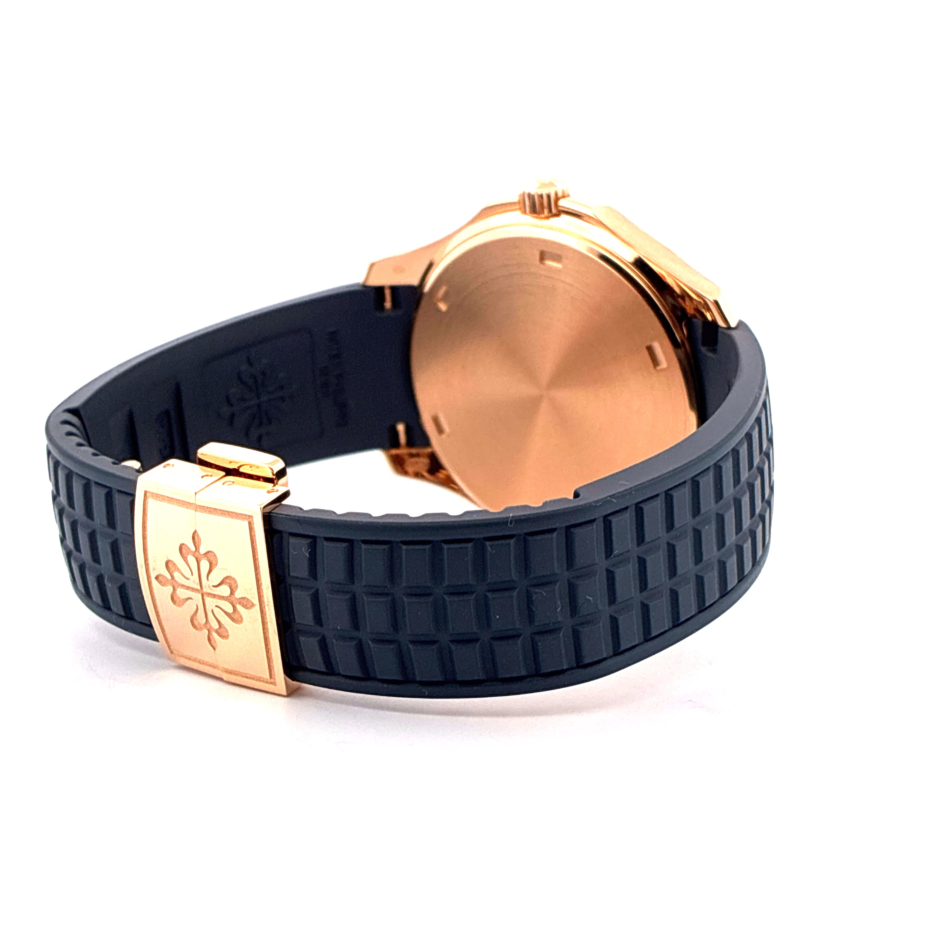 Aquanaut / Roségold / Blue Dial / Patek Philippe Service 2025 / Full-Set 2024