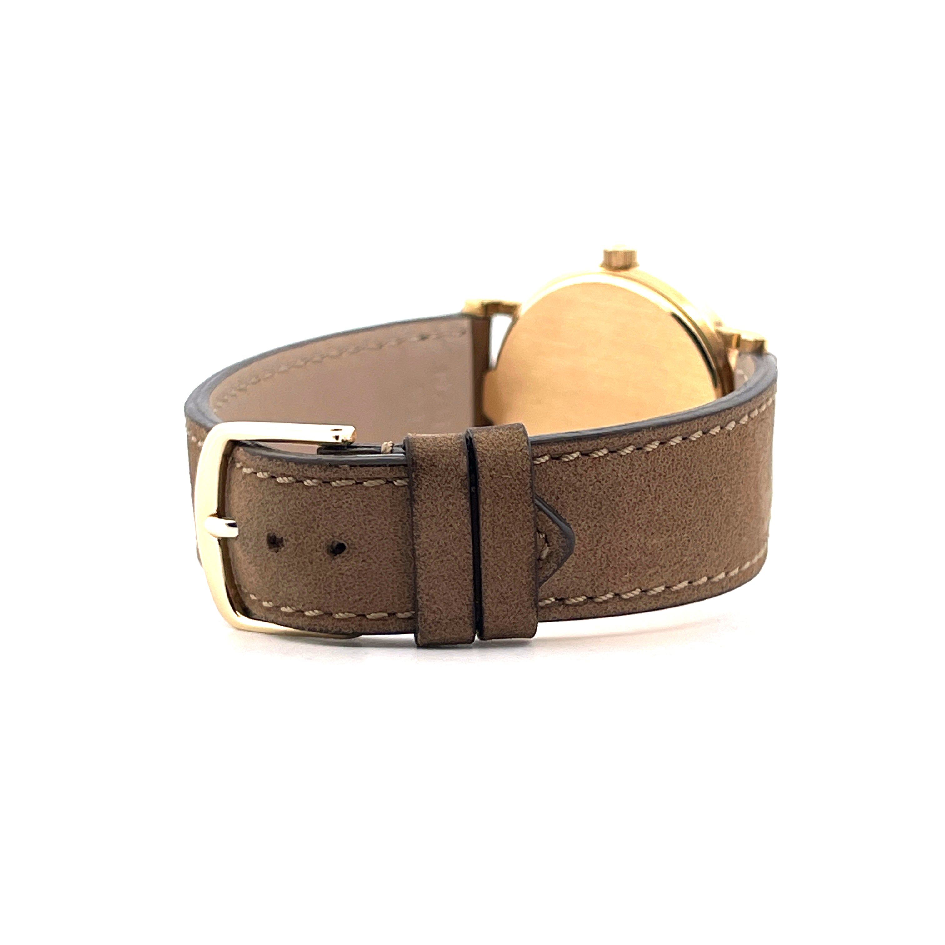 Patek Philippe Calatrava 3802 Automatic 33mm Lederarmband mit Schließe aus Gelbgold