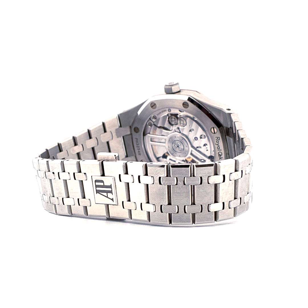 Audemars Piguet Royal Oak 50th Anniversary mit Edelstahluhrband und Sichtboden