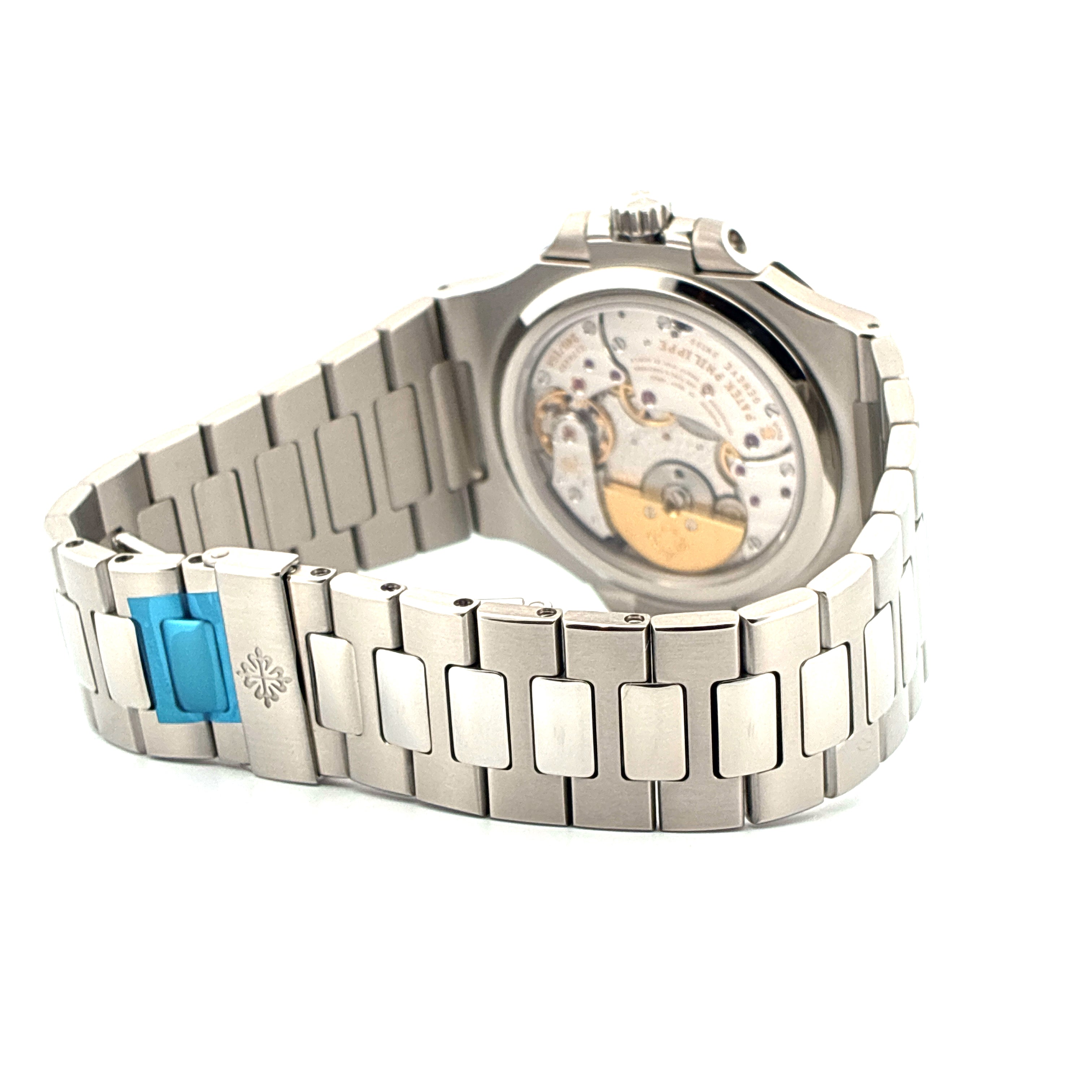 5712/1A-001 / very good Condition / Date - Moonphase - Power-Reserve / Patek Service 2025 / Blue Dial / Full-Set / Germany 2007