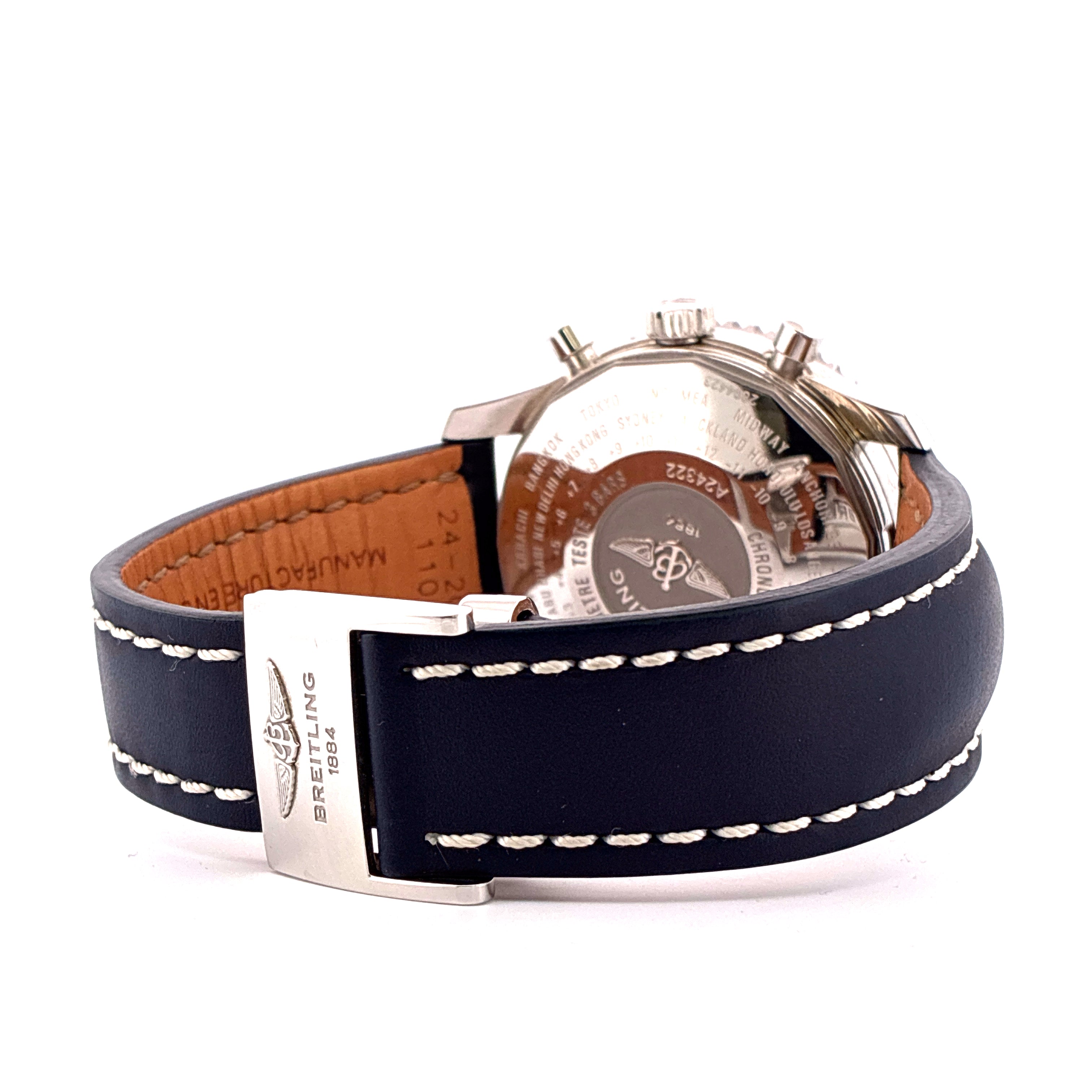 Navitimer / World Blue Dial / very good condt. / Full-Set / 2019