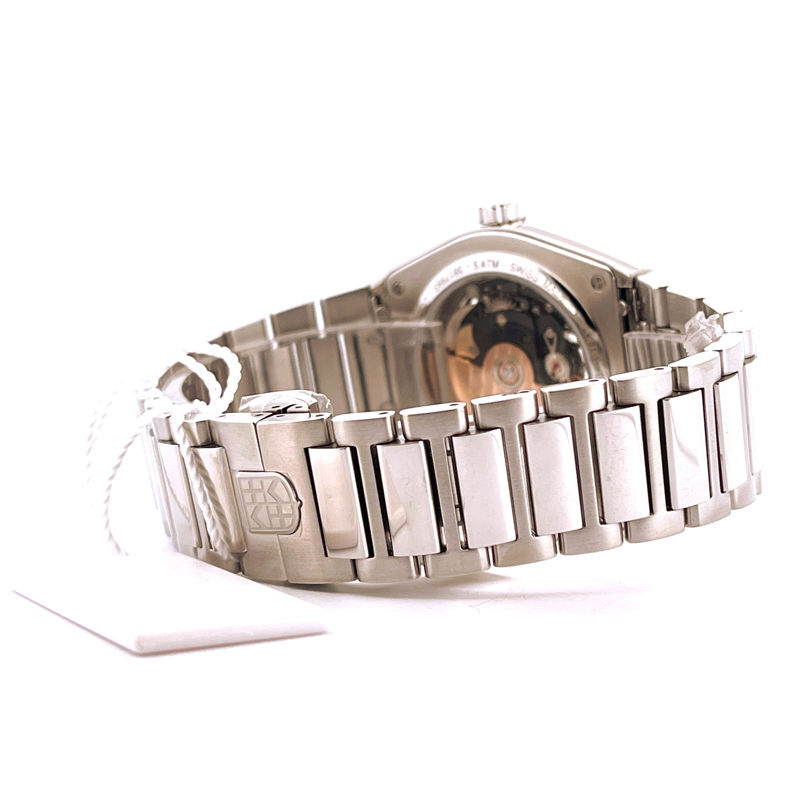 Frederique Constant Highlife Automatic Skeleton Blue LIMITED EDITION 888 (NEU) Stahl-Armband Rückansicht