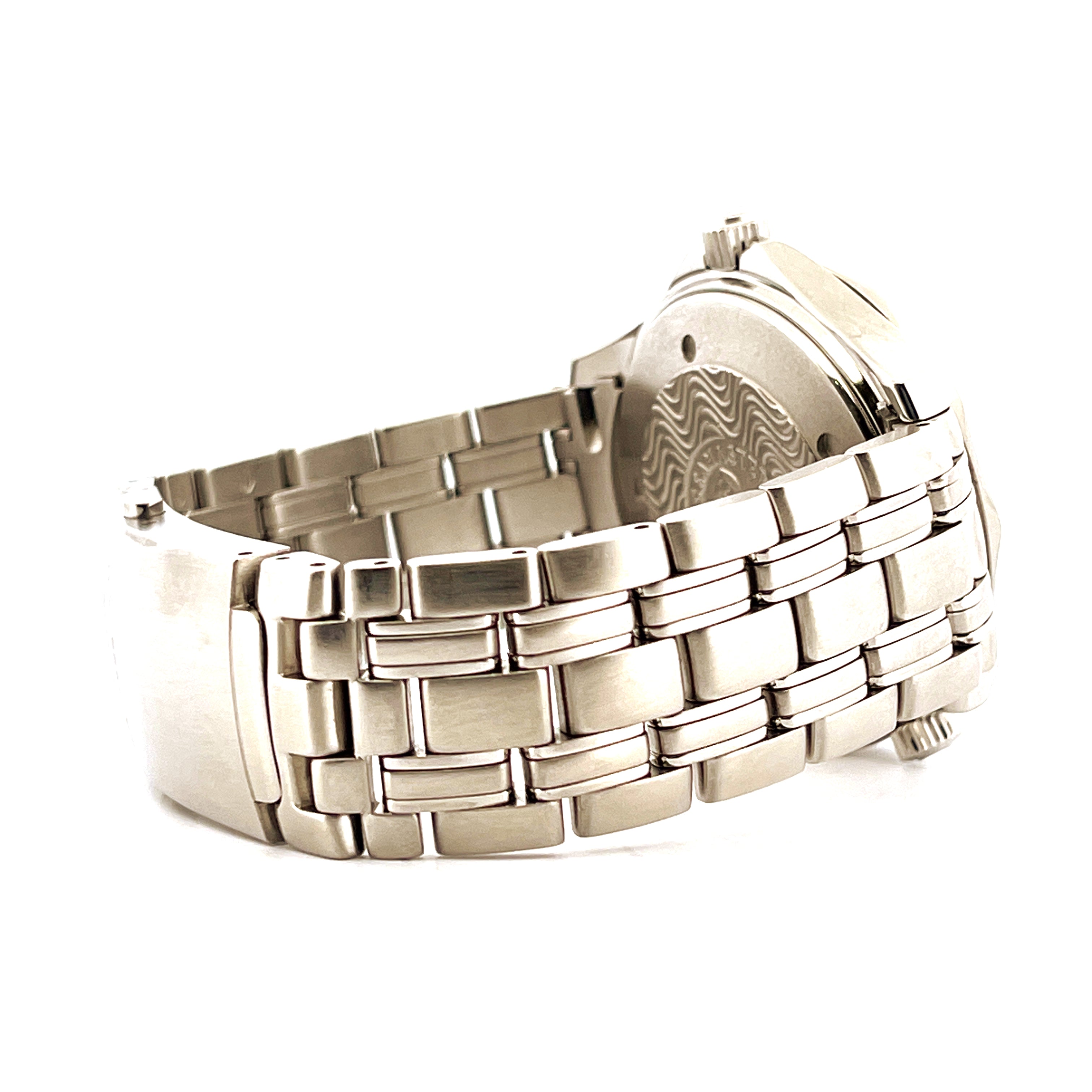 Omega Seamaster Diver 300 Professional Automatik, Edelstahlgehäuse und -armband, Seitenansicht