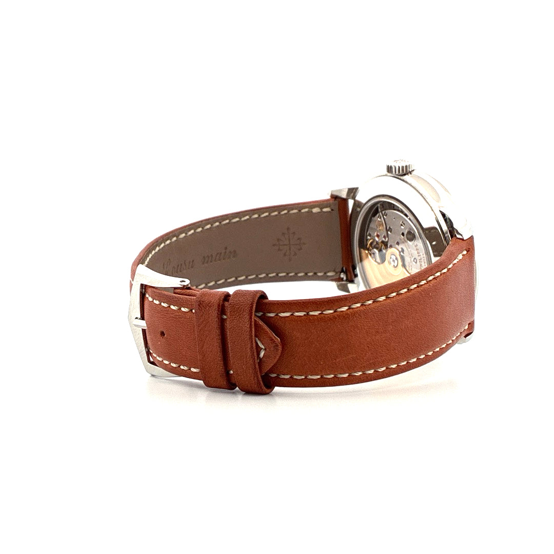 Patek Philippe Calatrava Weekly Calendar 5212A-001 Lederarmband mit Schließe
