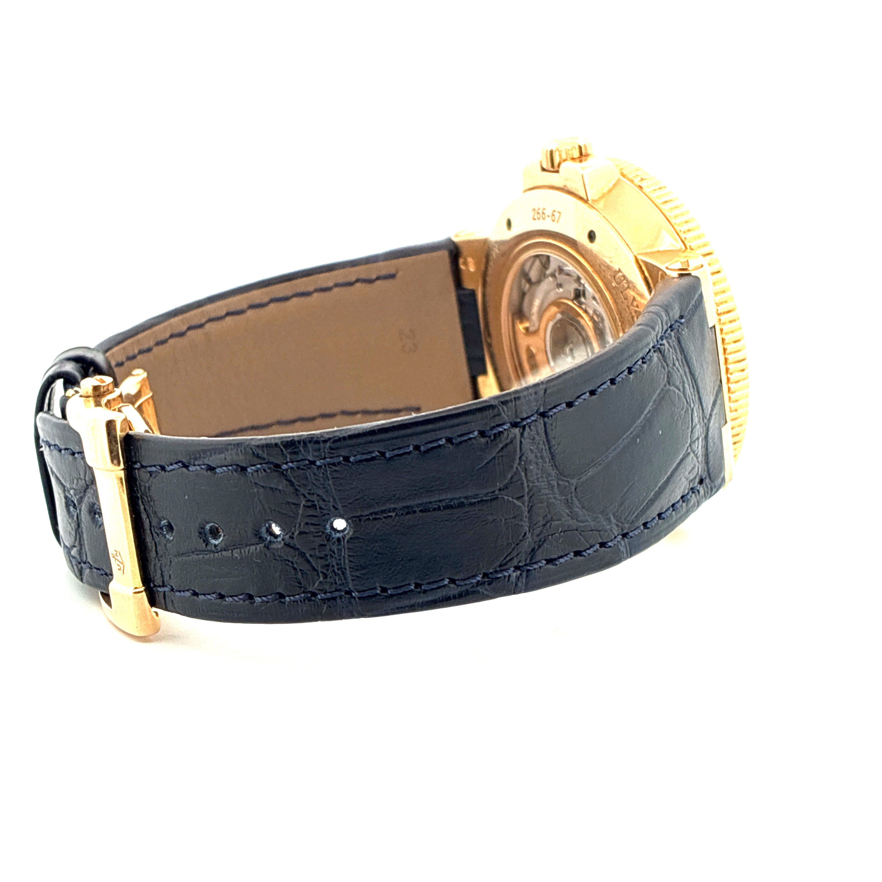 Maxi Marine Chronometer 43mm Blue Dial / Folding clasp / Box & Papers