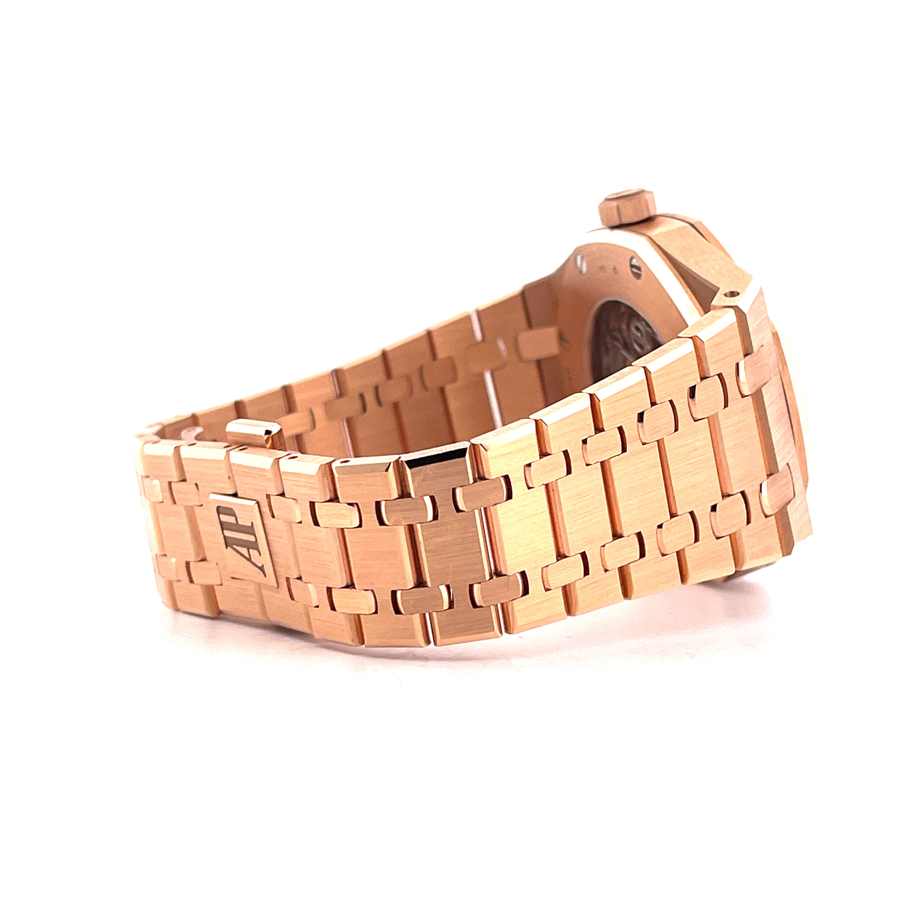 Royal Oak Double Balance Wheel Openworked Skeleton Roségold (Full Set) -2020-