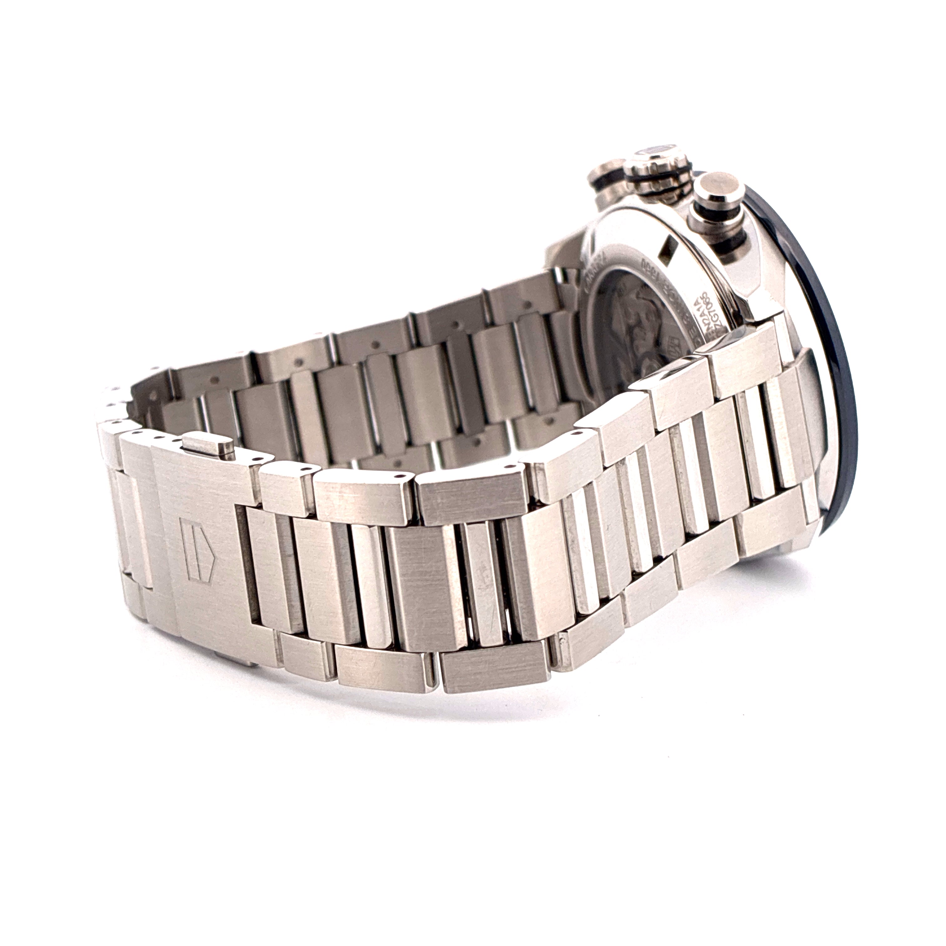 Tag Heuer Carrera Chronograph Automatik Stahlarmband Gehäuse Stahl im sehr guten Zustand