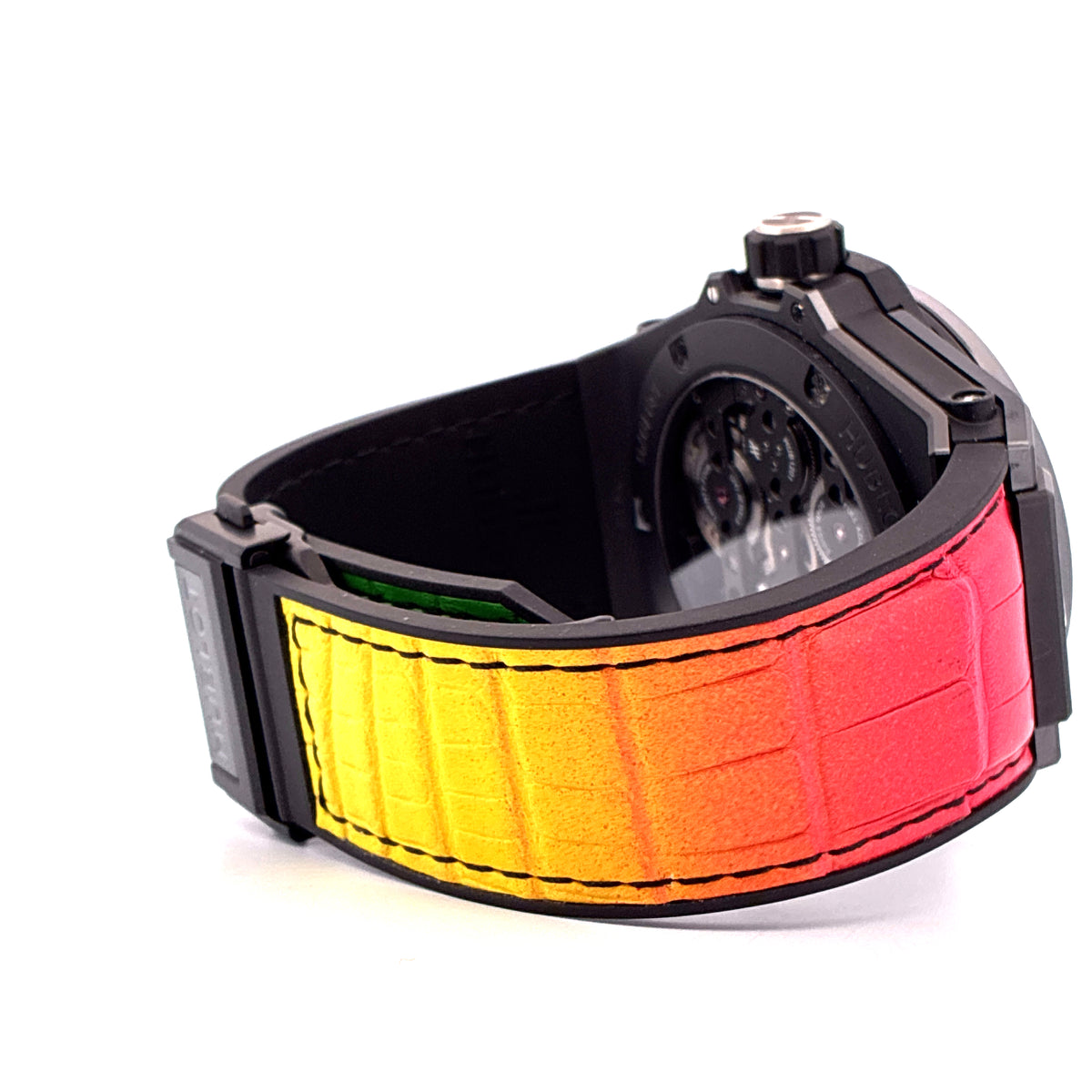 Big Bang Meca-10 / very good condt. / Rainbow strap / 10 days power reserve / skeleton / E-Warranty