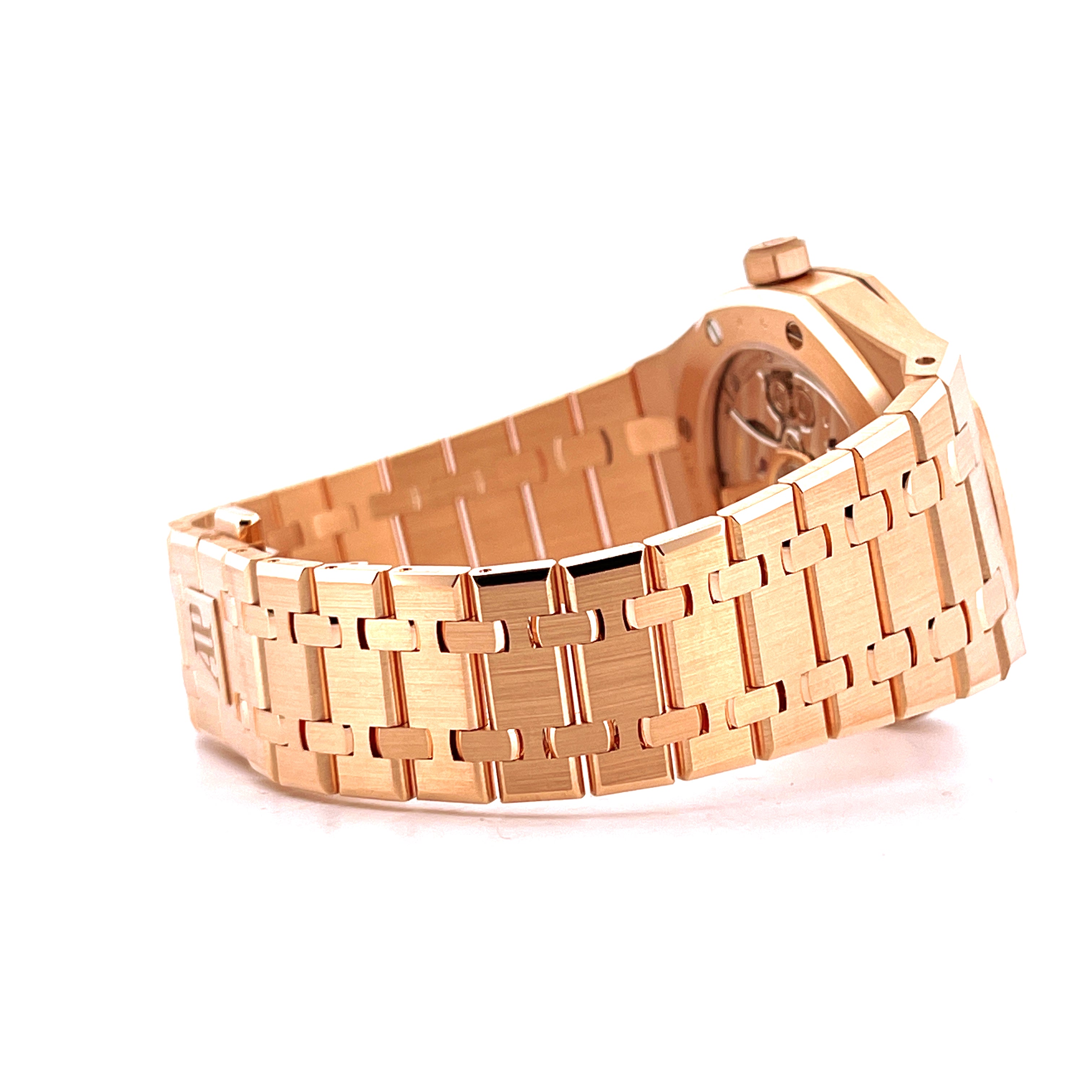 Audemars Piguet Royal Oak 15510OR Roségold im Detail von der Seite