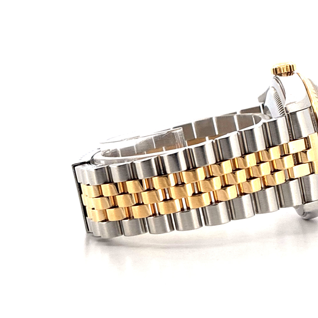 Datejust 36 Bicolor / Stahl/Gelbgold / schwarzes Zifferblatt (1999) - Juwelier Spliedt