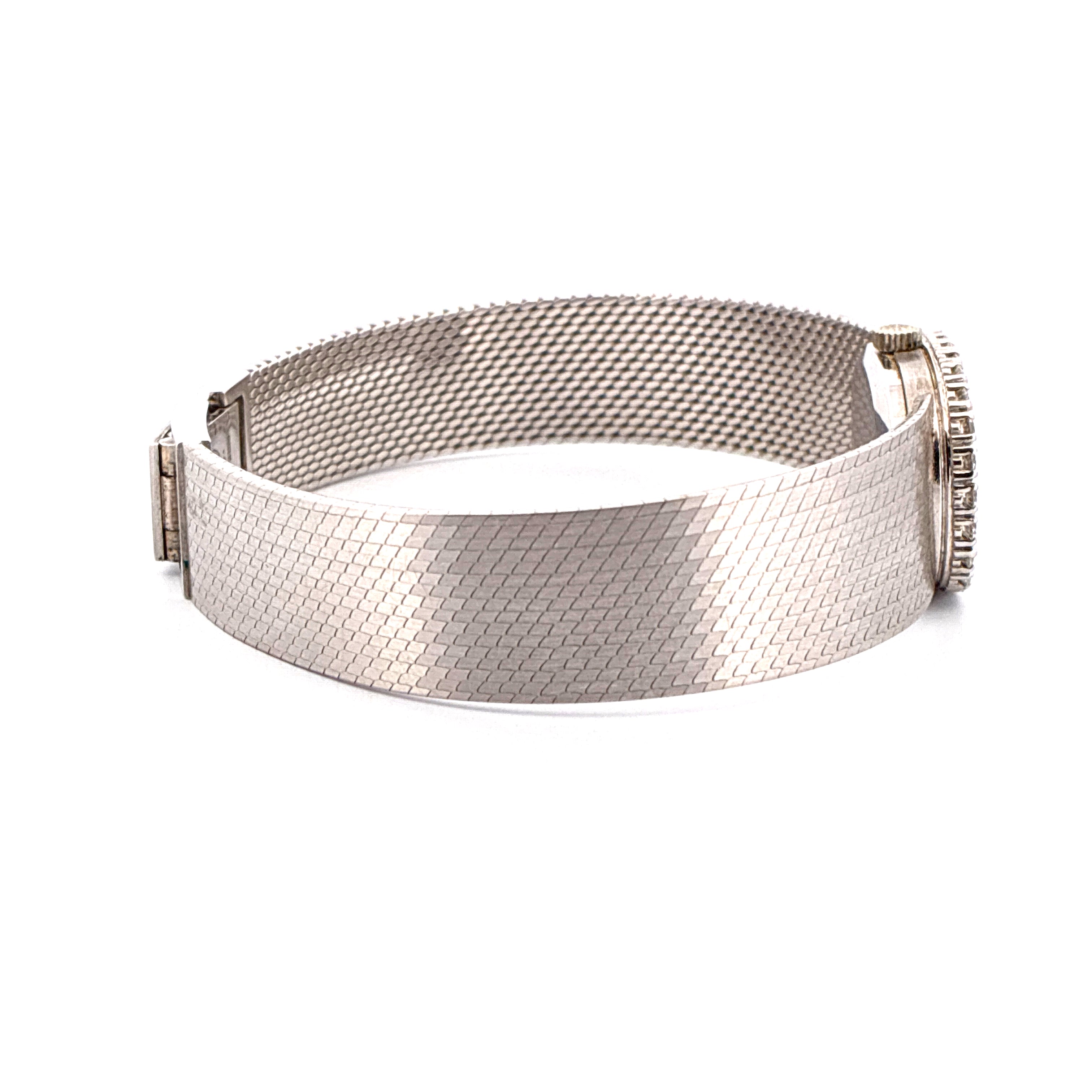 3366/1 18K whitegold / diamonds / silver dial / Box