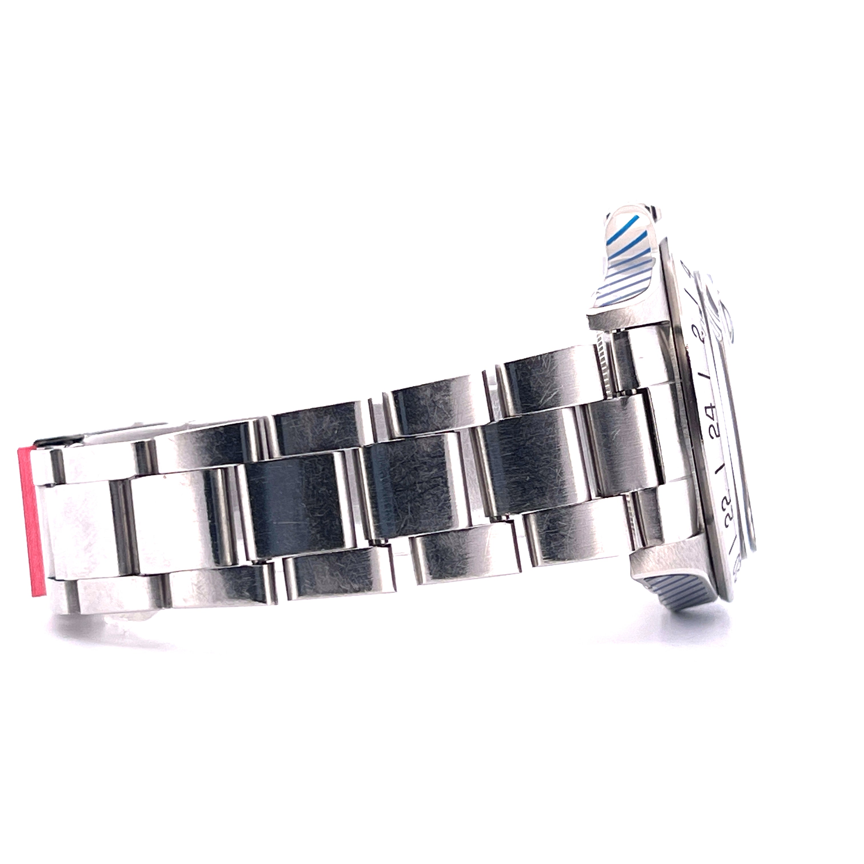 Rolex Explorer II Steve McQueen, Stahlarmband und Lünette mit 24-Stunden-Anzeige im Seitenprofil