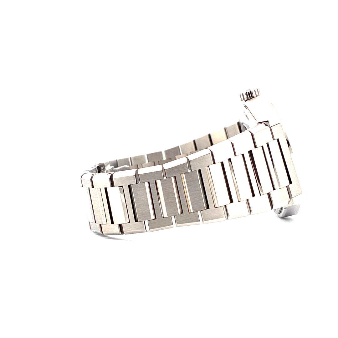 Zenith Defy Classic Titan 41 mm Automatik im Detail, gut erhaltenes Titanarmband