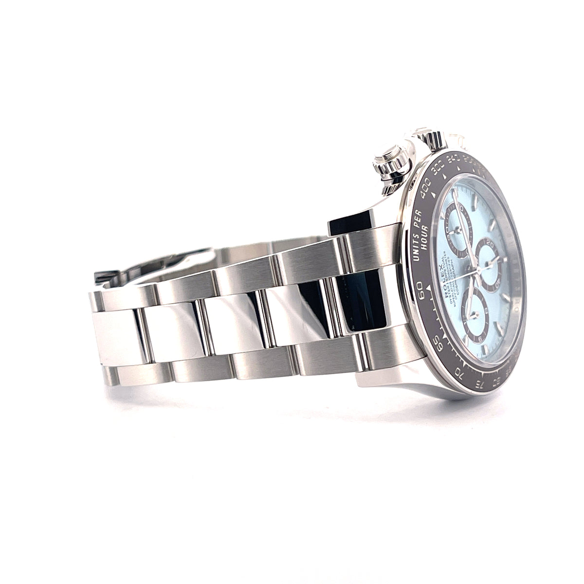 Daytona Platin 126506 Ice Blue / unpolshed / Full Set & all Links / 2025