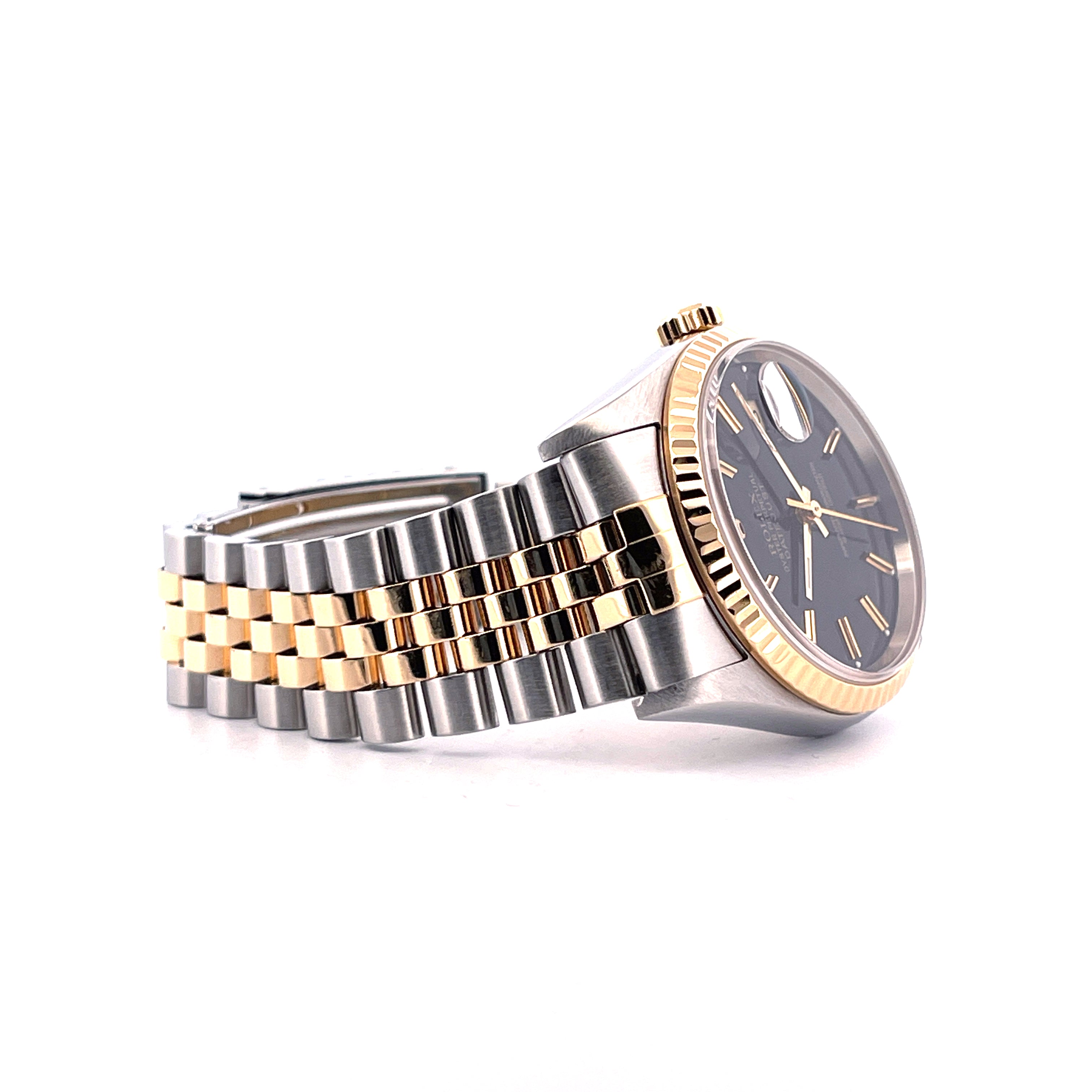Datejust 36 / Bicolor / Black Dial / Rolex Service 2022 / 2000-2001