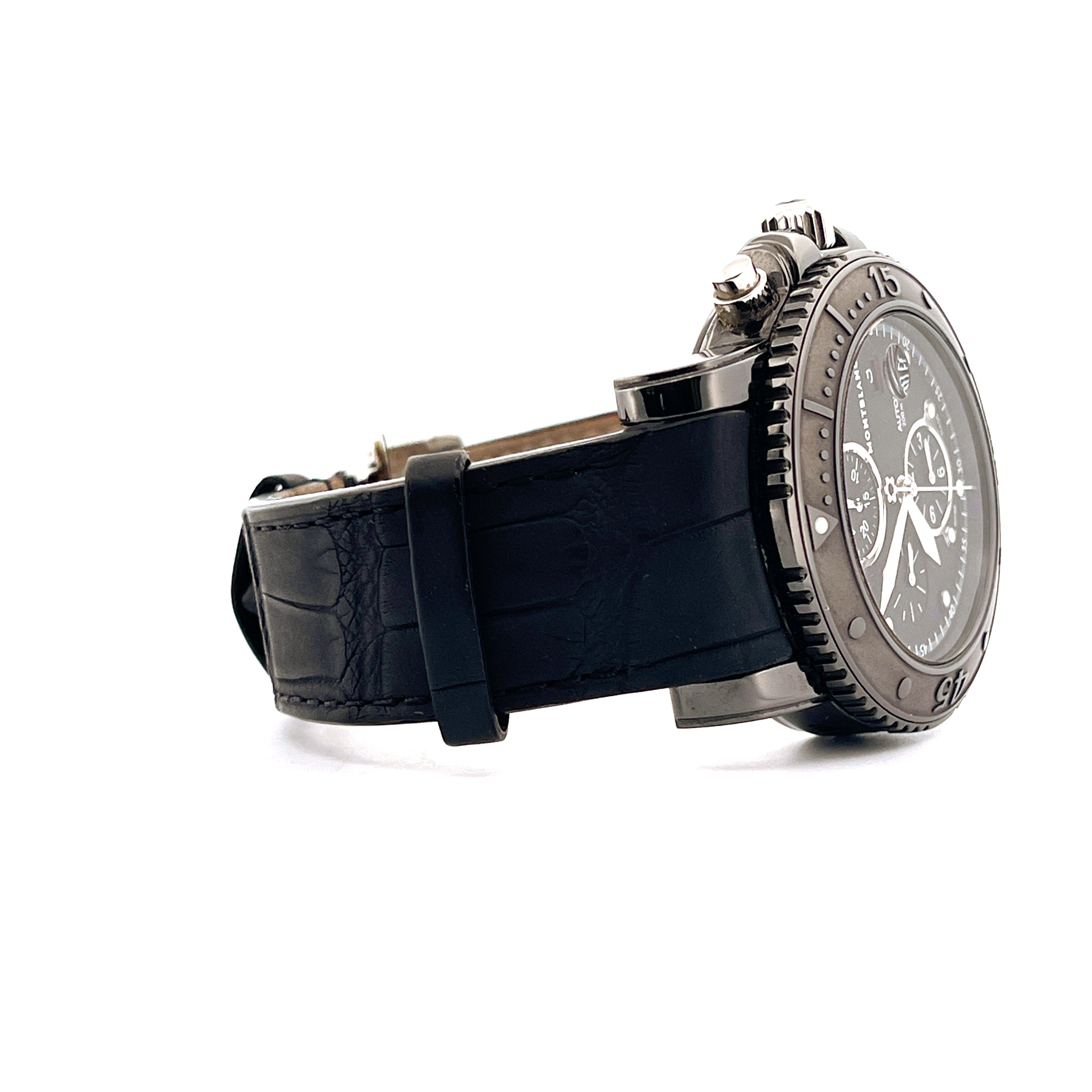 Montblanc - Sport Chrono XL Black Steel - Juwelier Spliedt
