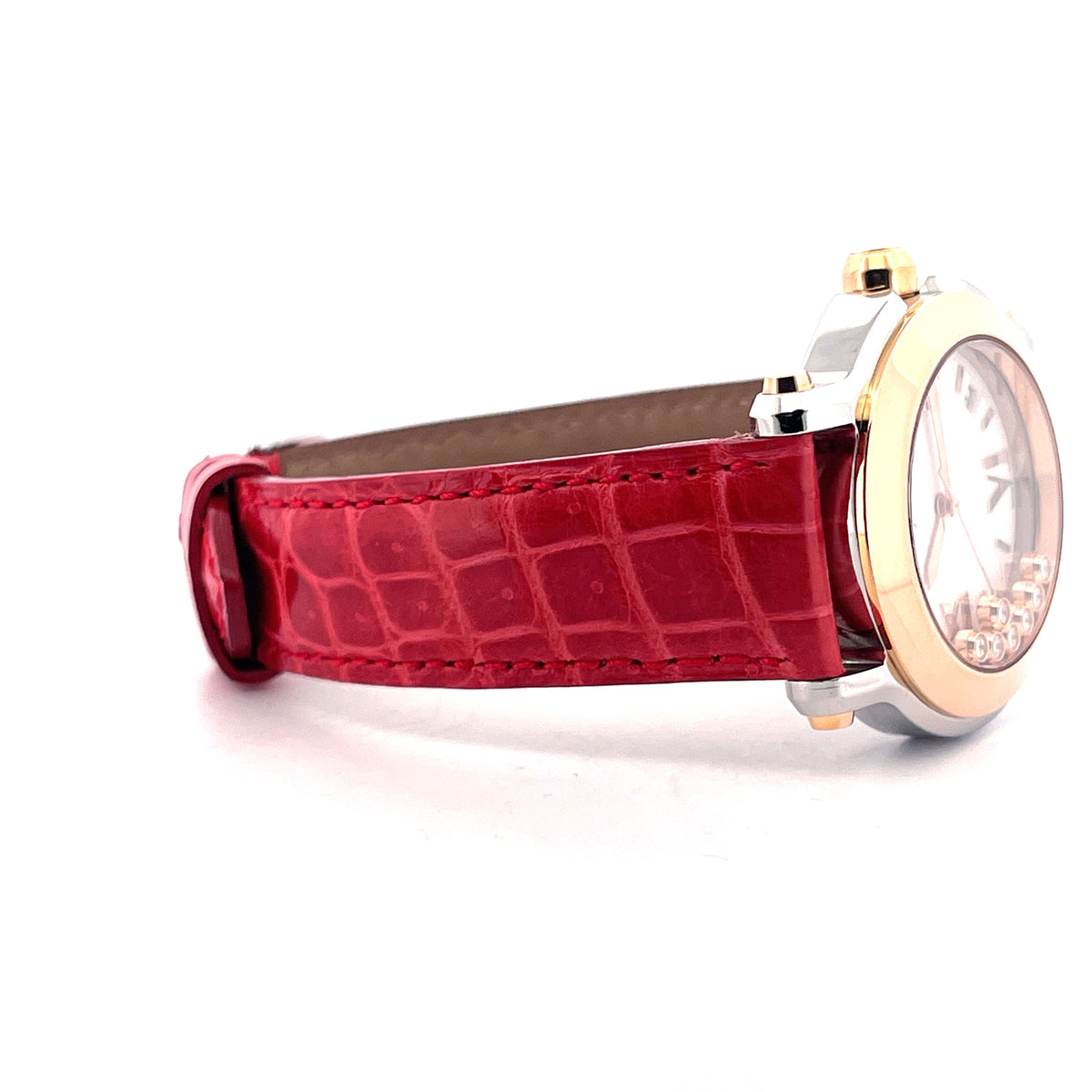Happy Sport 36 mm Steel & Roségold / very good Condition / 2014