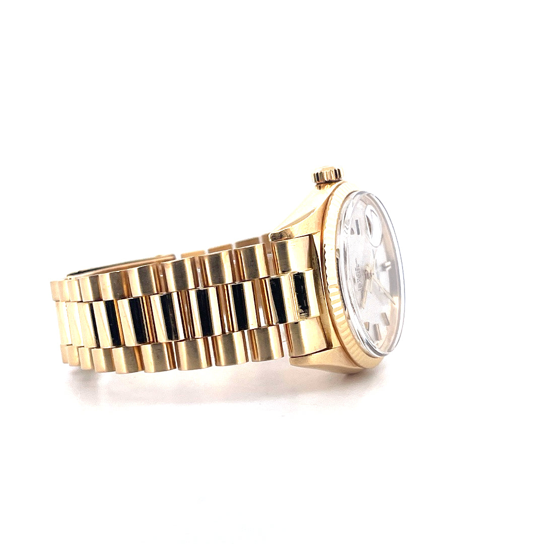 Day-Date 36 Gelbgold / Sigma Linen Dial / no strech / Service 2024 (ca. 1970)