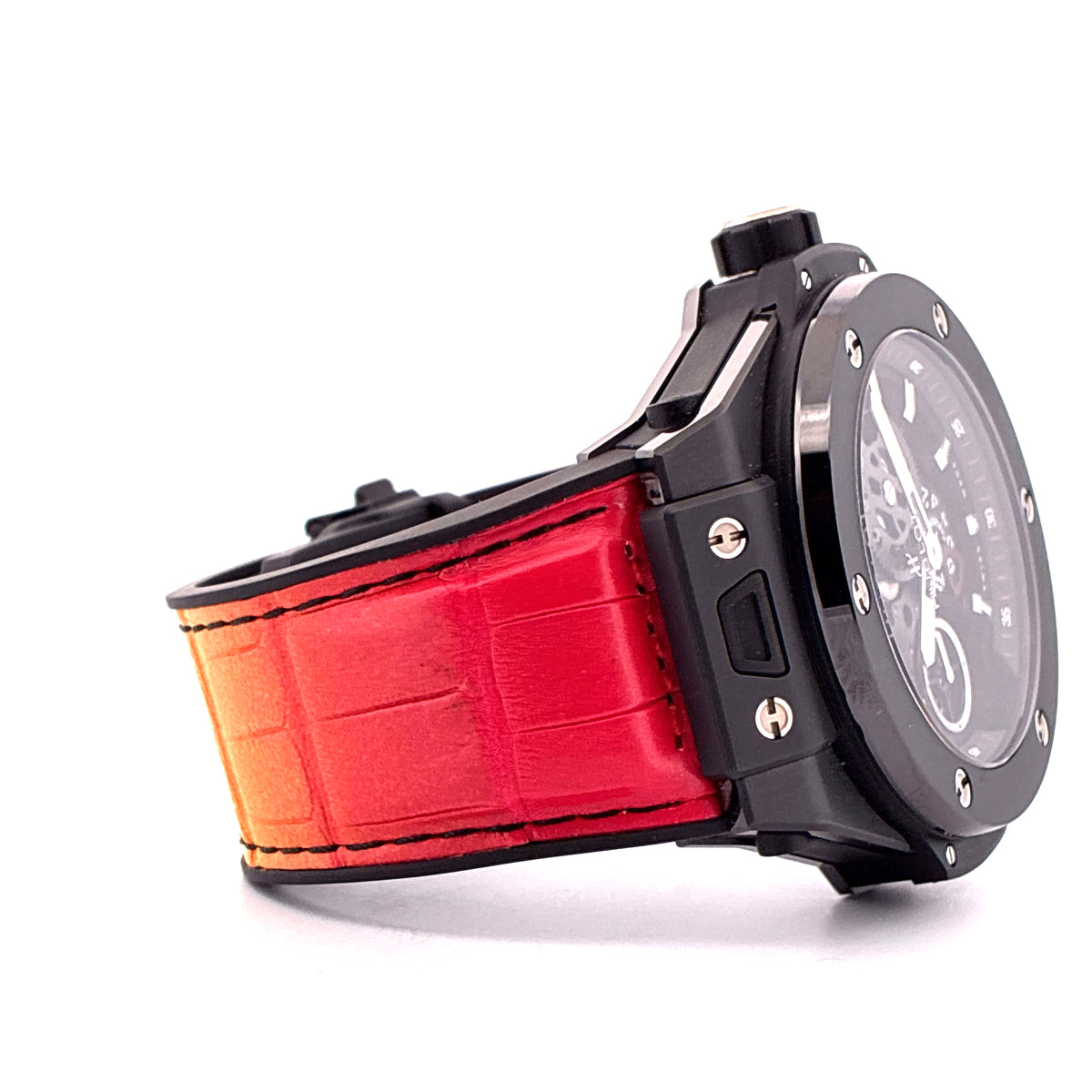 Big Bang Meca-10 / very good condt. / Rainbow strap / 10 days power reserve / skeleton / E-Warranty