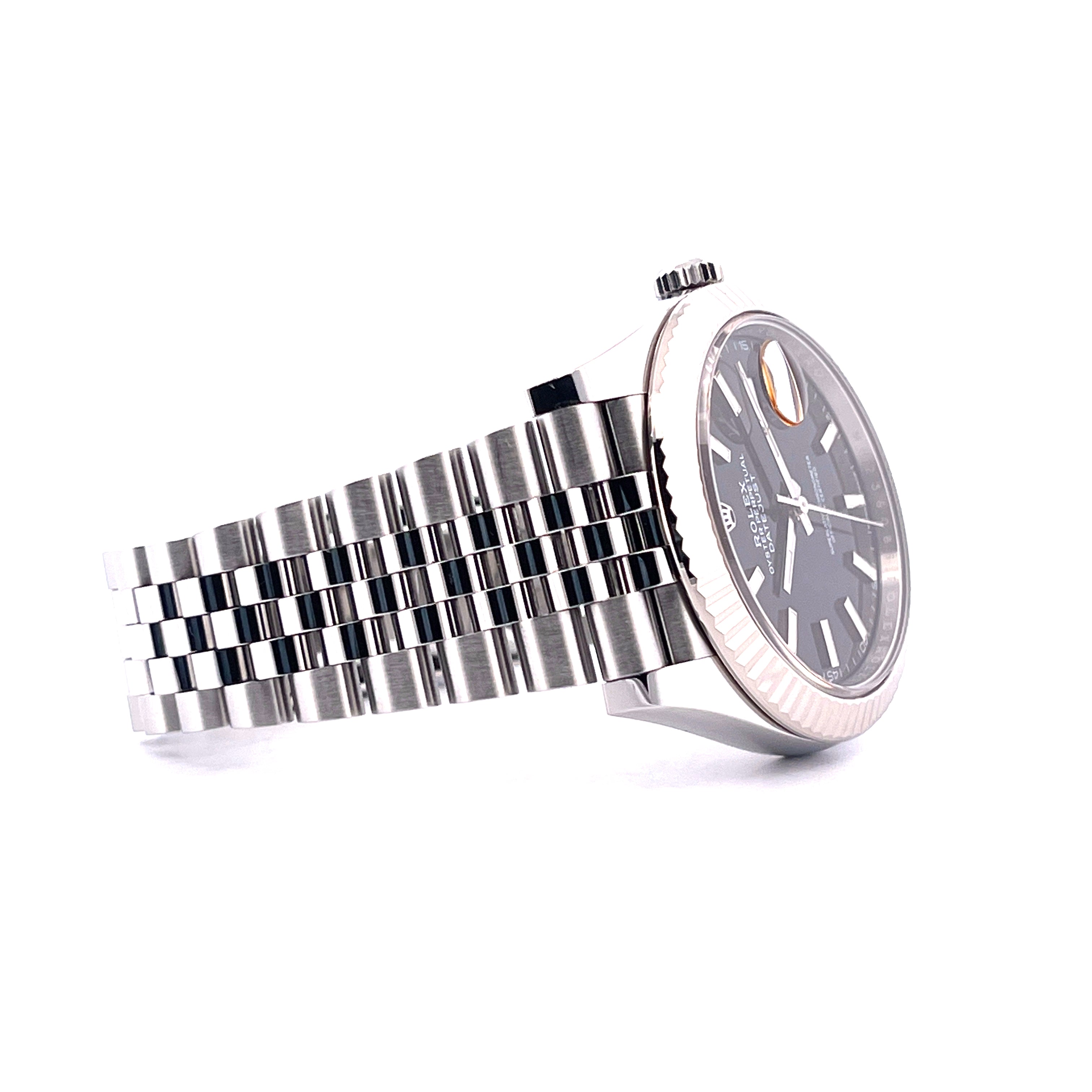 Rolex Datejust 41 Black Dial 126334 Jubilee / Full Set / -2021-