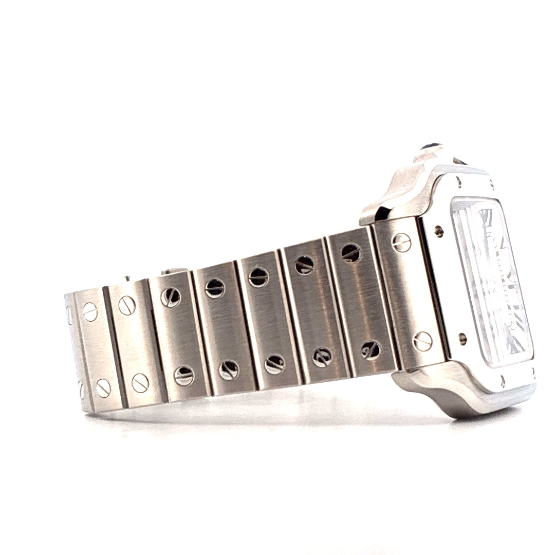Santos de Cartier / Edelstahl 35mm / Ungetragen / 2. Armband / (2022)